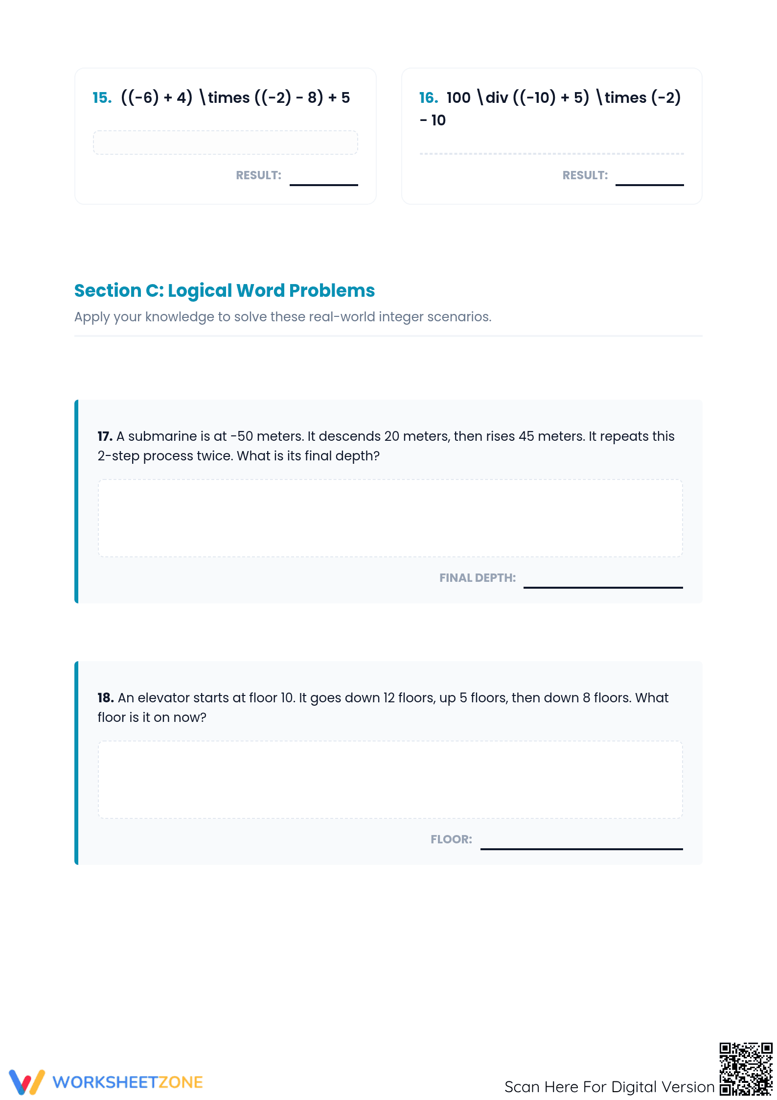 Essential Order of Operations with Integers | 7th Grade Aligned - Page 3