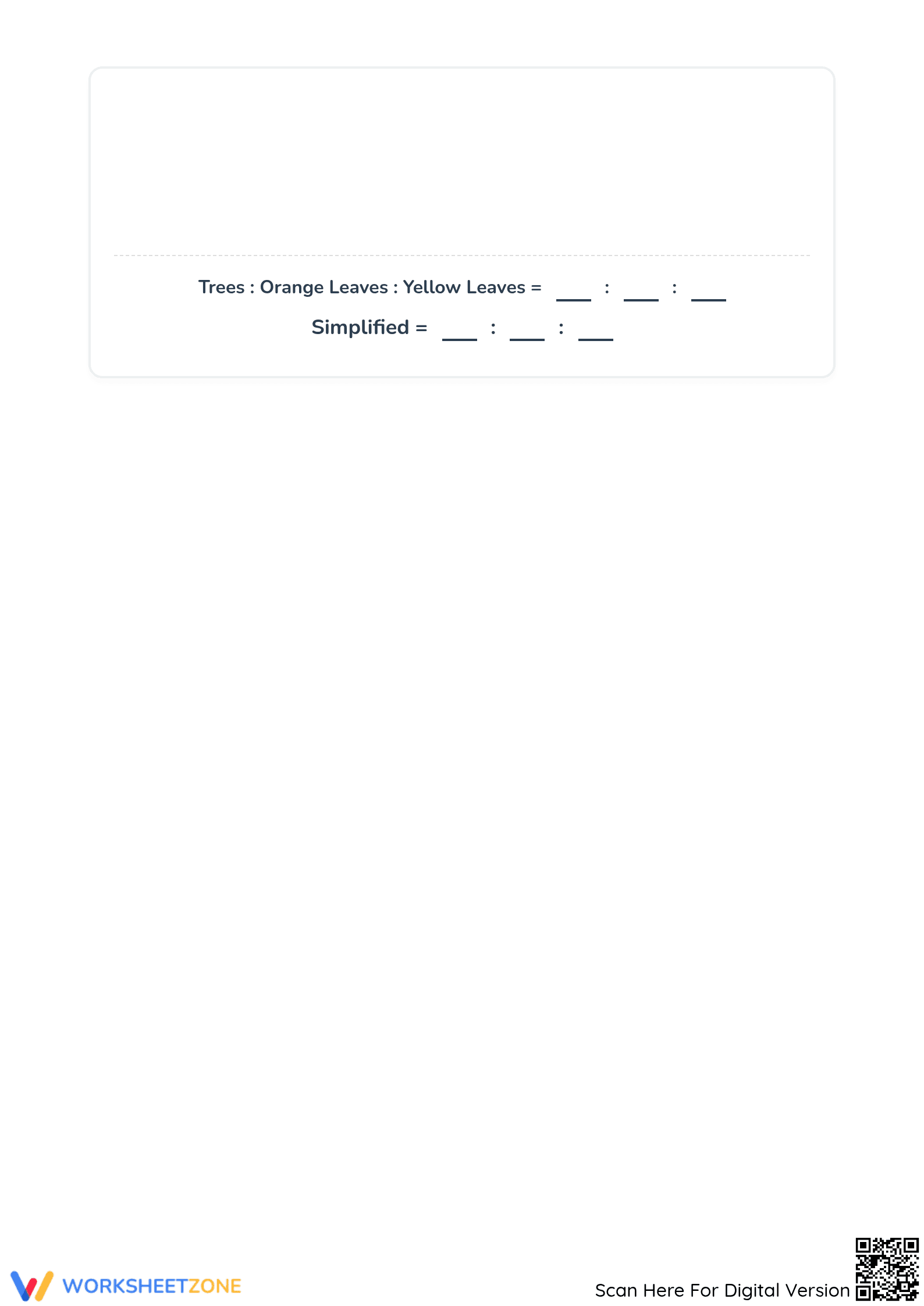 Essential Autumn Ratios Practice Worksheet | Grade 3 Math - Page 5