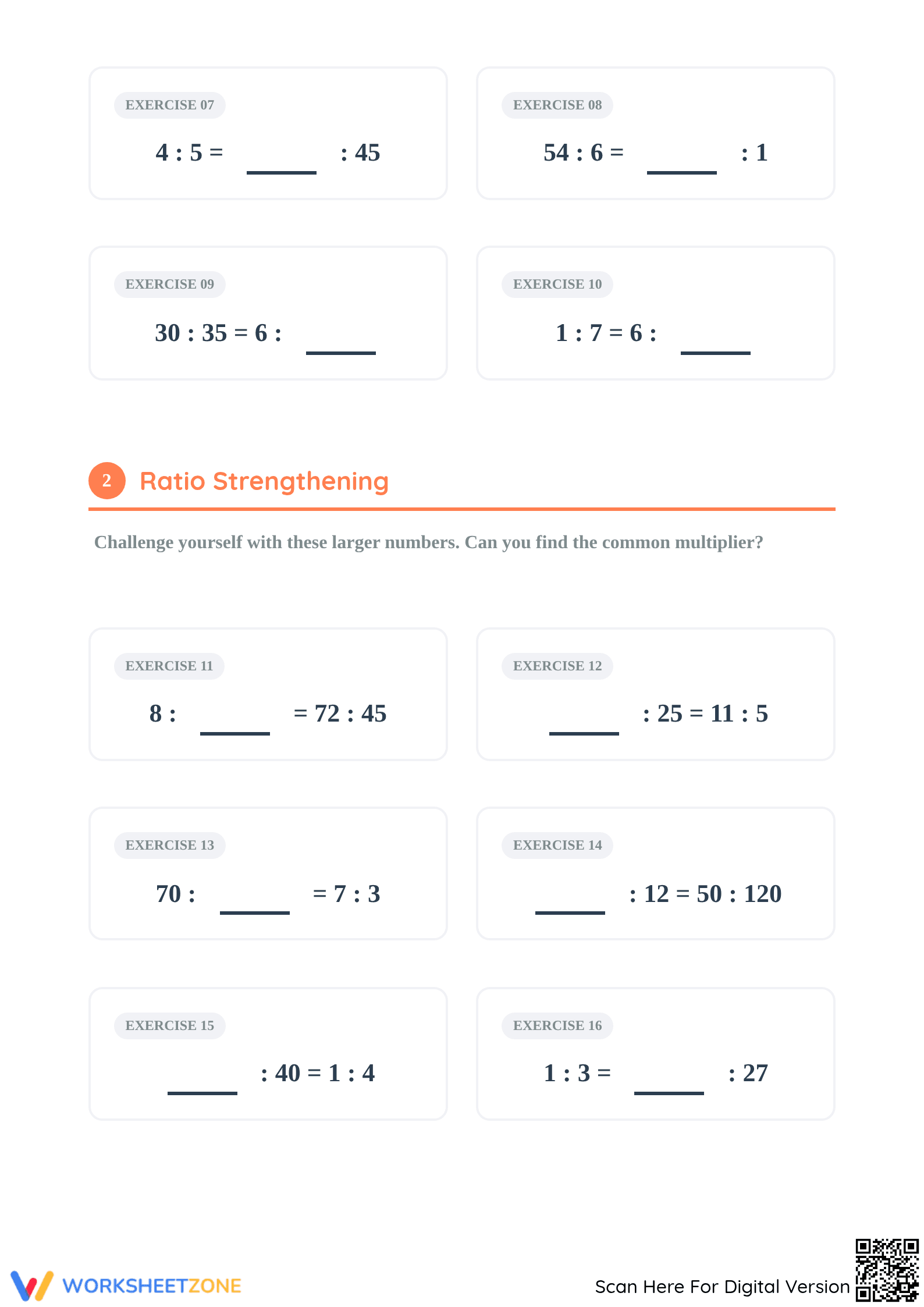 Essential Equivalent Ratio Worksheet | Grade 5 Math - Page 2