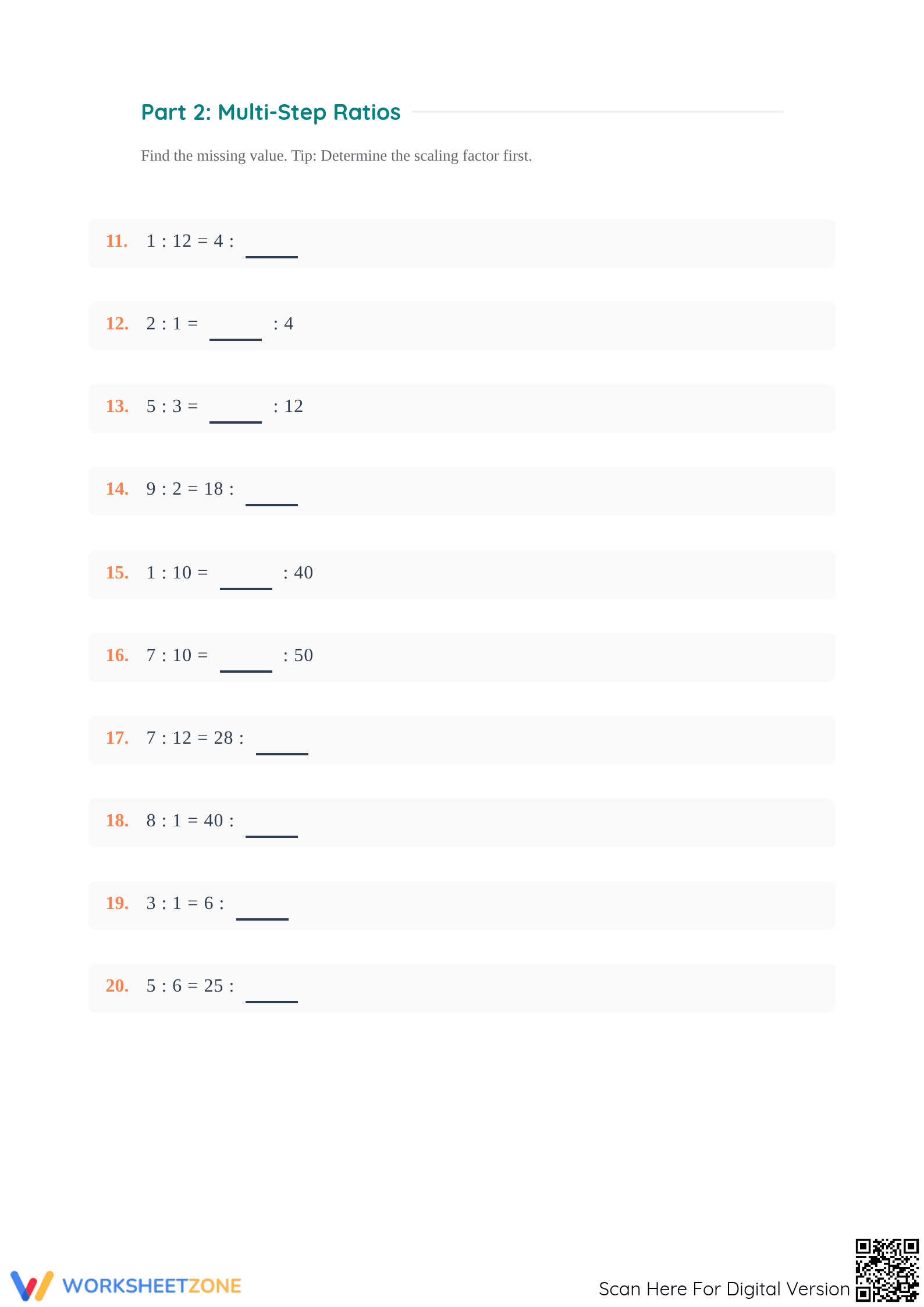 Essential Equivalent Ratios Explorer | Grade 5 Math - Page 2