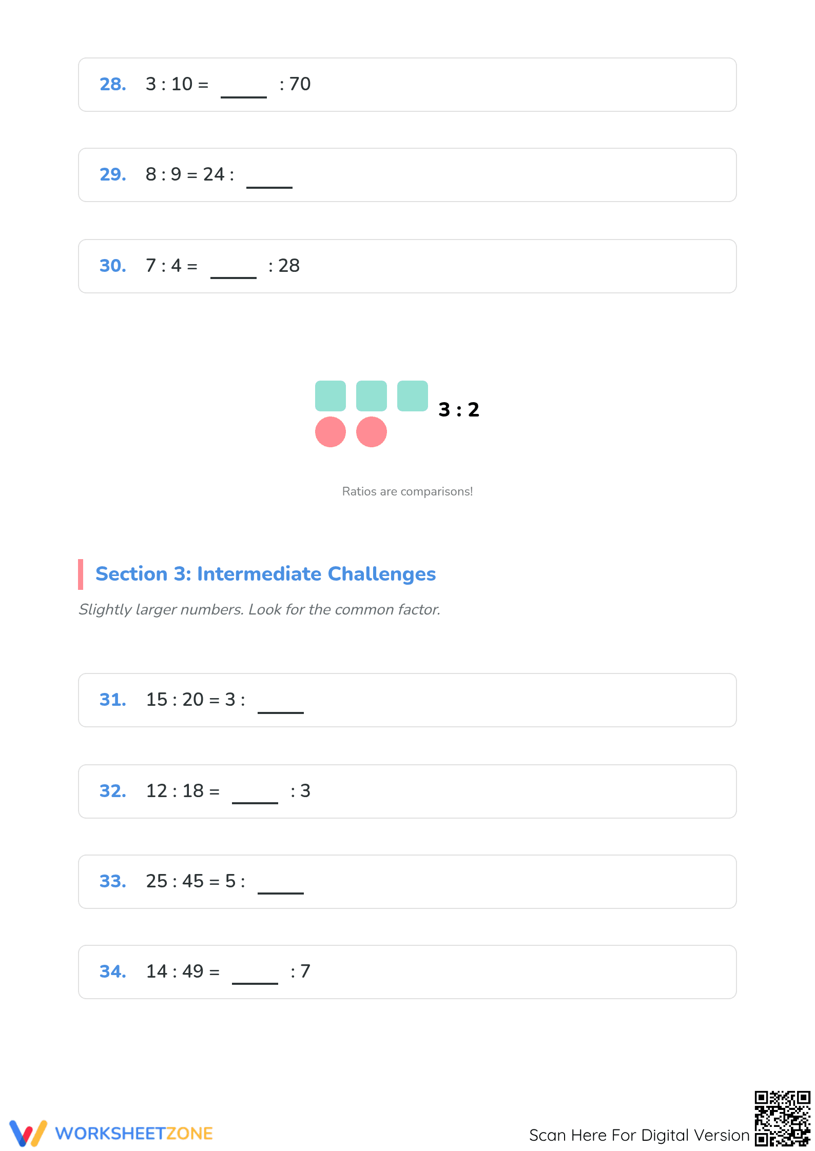 Printable Equivalent Ratio Worksheet | Grade 5 Math Guide - Page 4