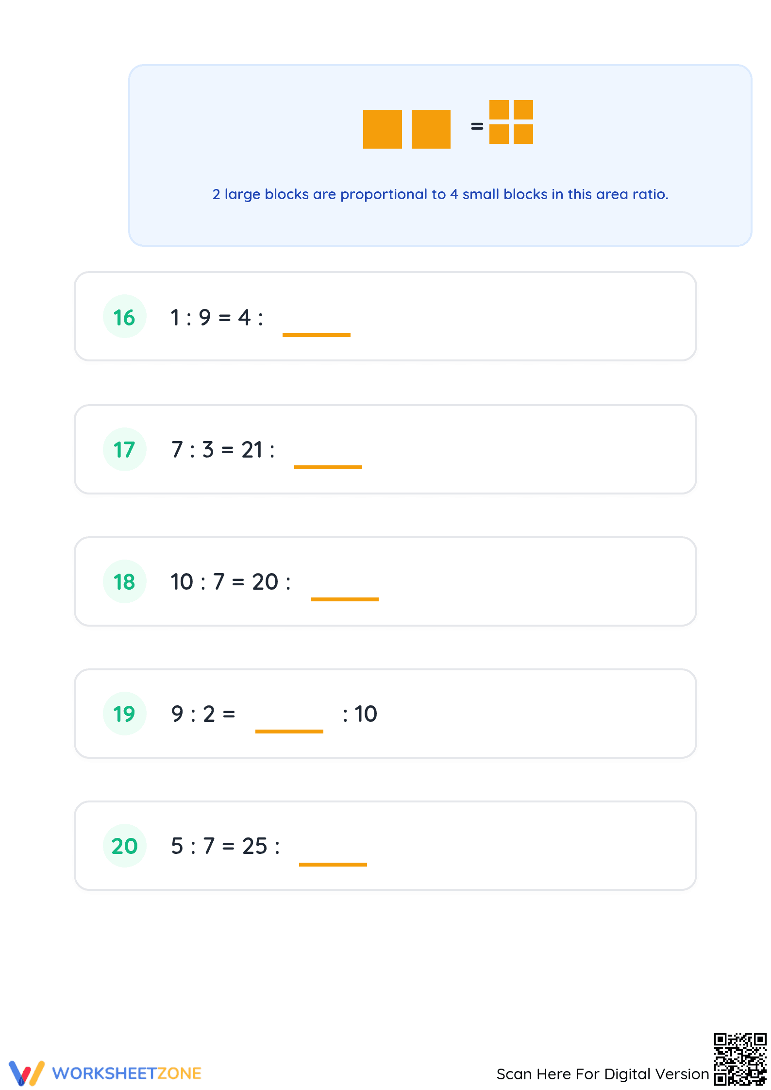 Printable Equivalent Ratio Worksheet | Grade 5 Essential - Page 4