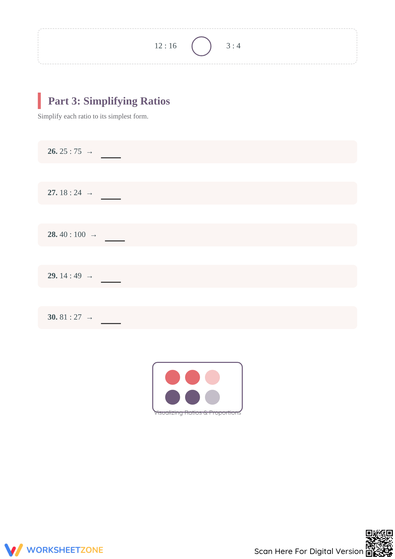 Essential Grade 5 Equivalent Ratios Worksheet | Math Practice - Page 3