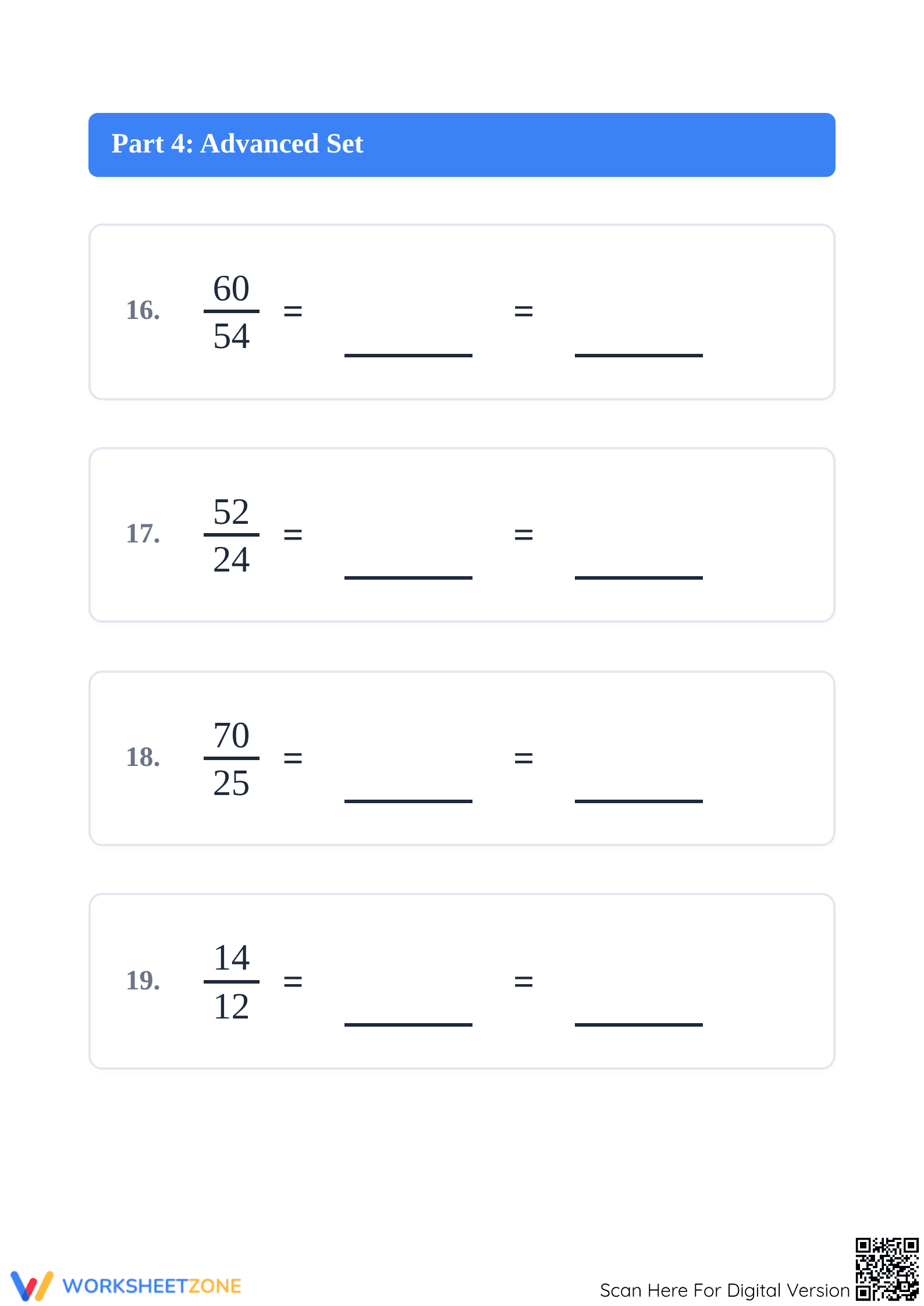 Essential Grade 4 Simplifying Improper Fractions Worksheet - Page 5