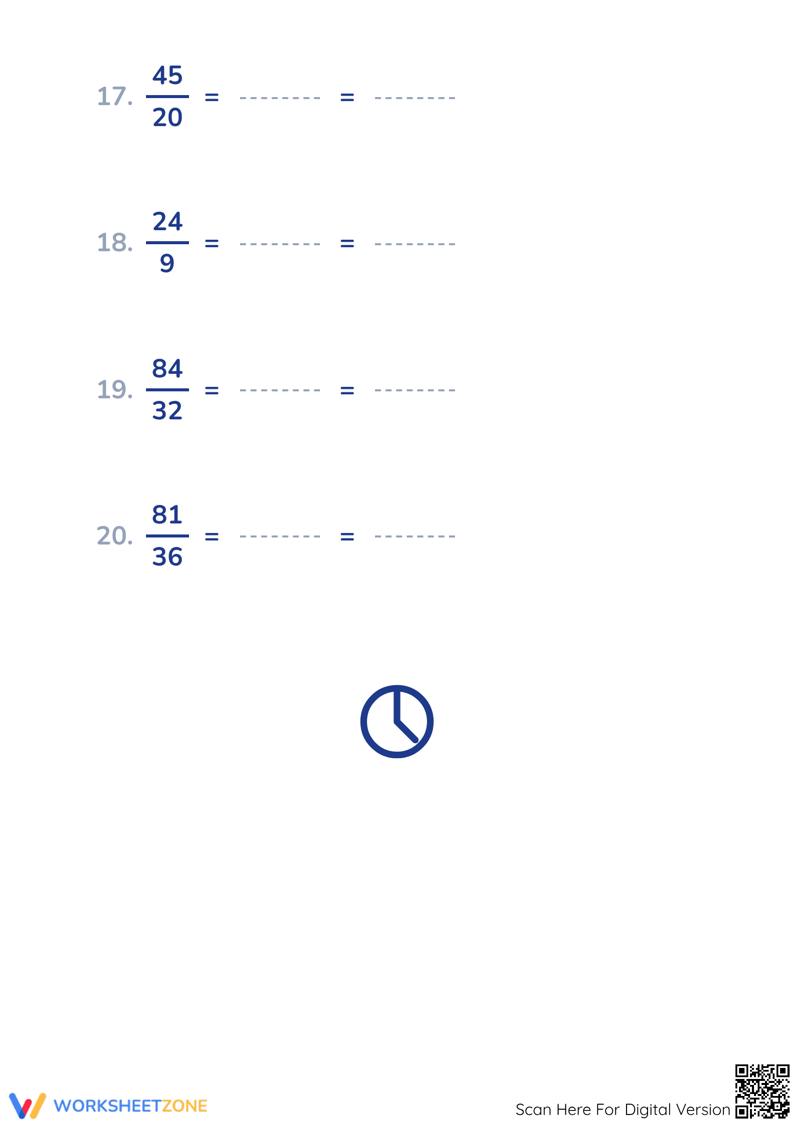 Printable Simplifying Improper Fractions Worksheet | Grade 4 - Page 4