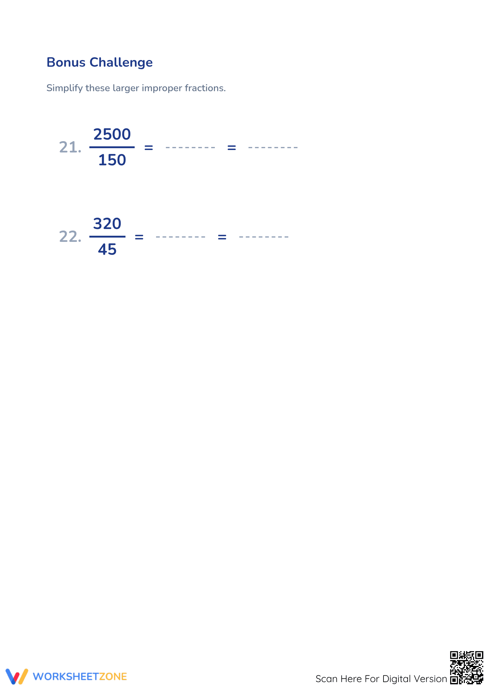 Printable Improper Fraction Worksheet | Grade 5 Ready - Page 5