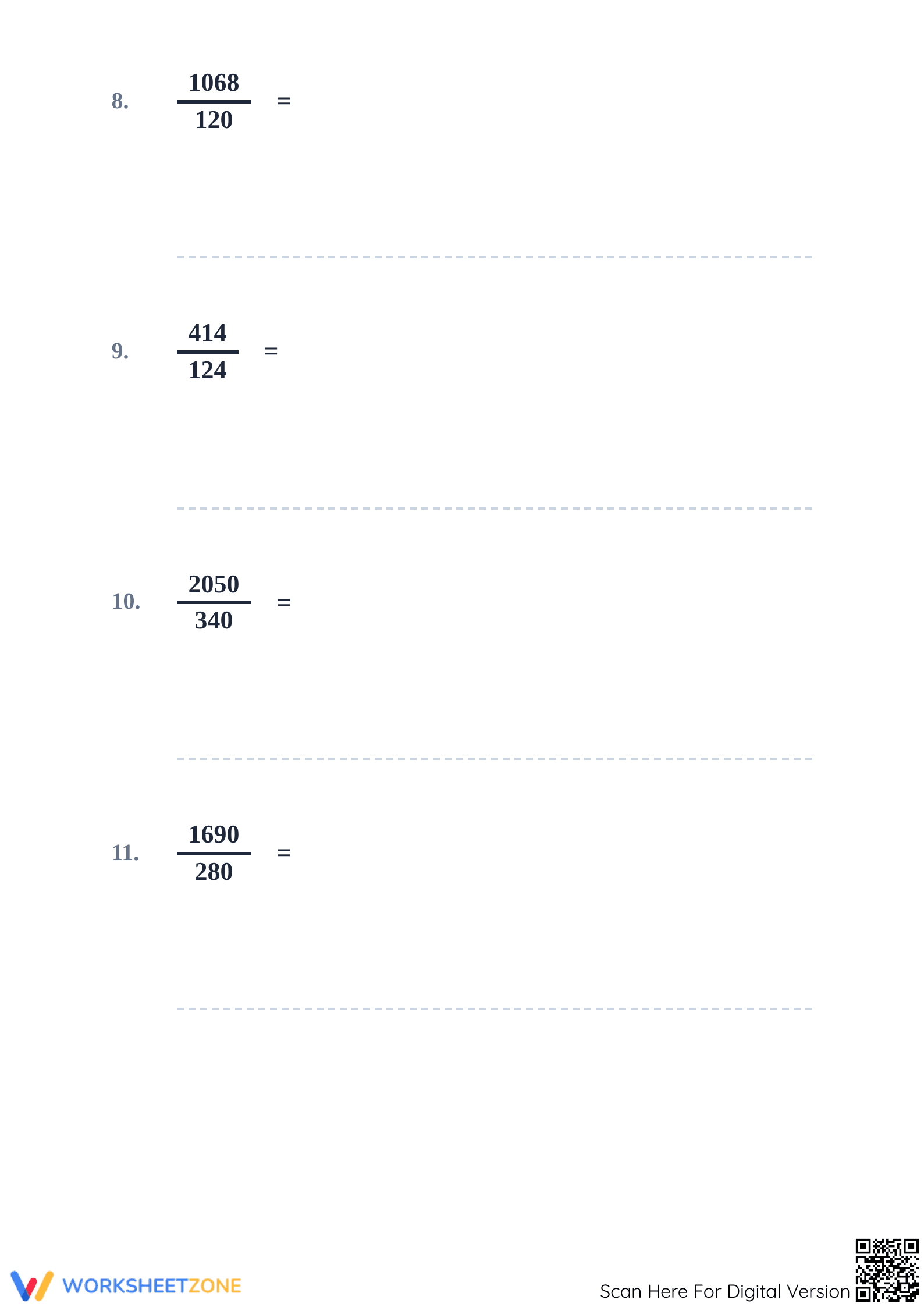 Printable Improper Fractions Worksheet | Grades 4-6 - Page 3