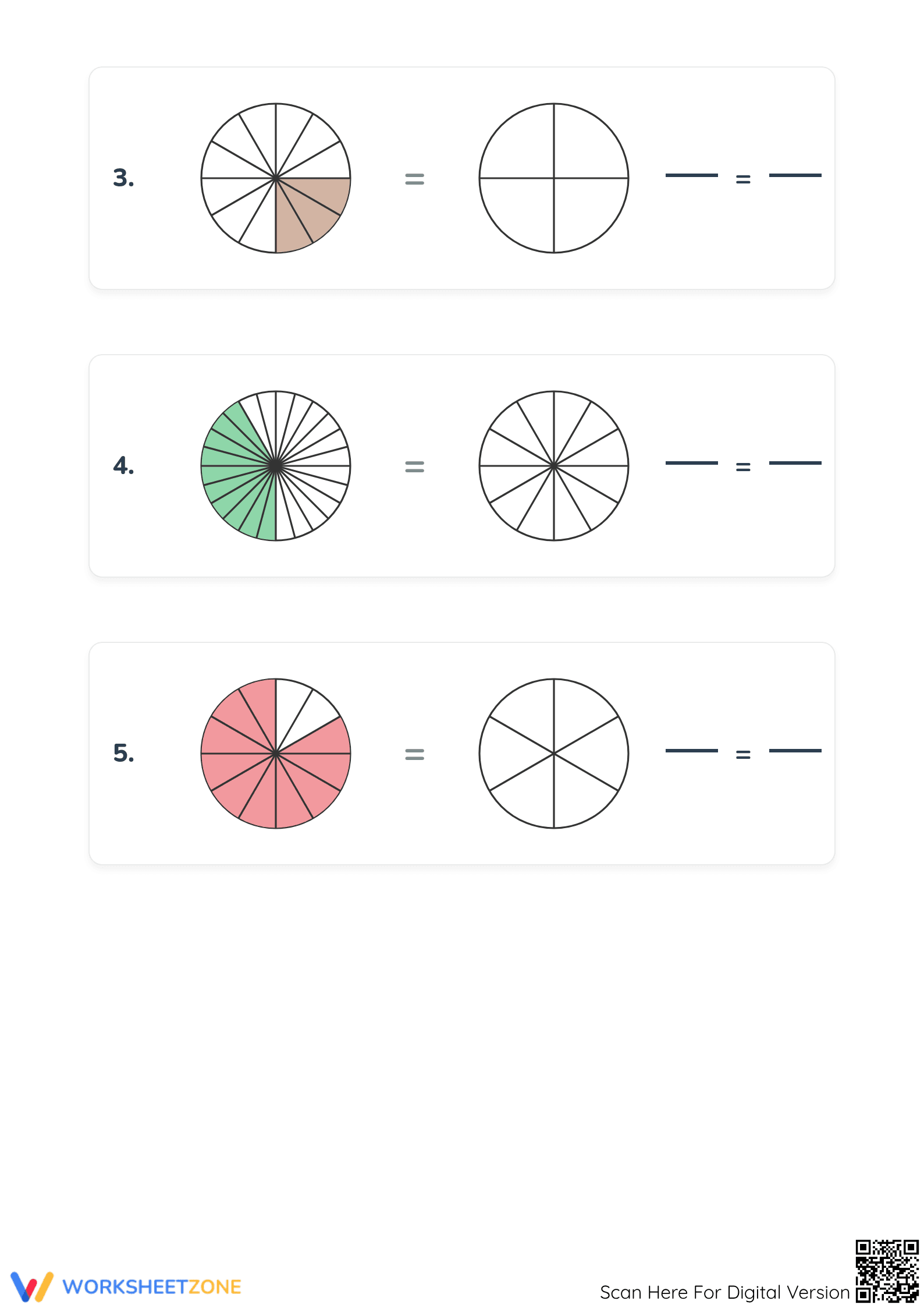 Essential Equivalent Fractions Worksheet | Grade 4 Math - Page 2