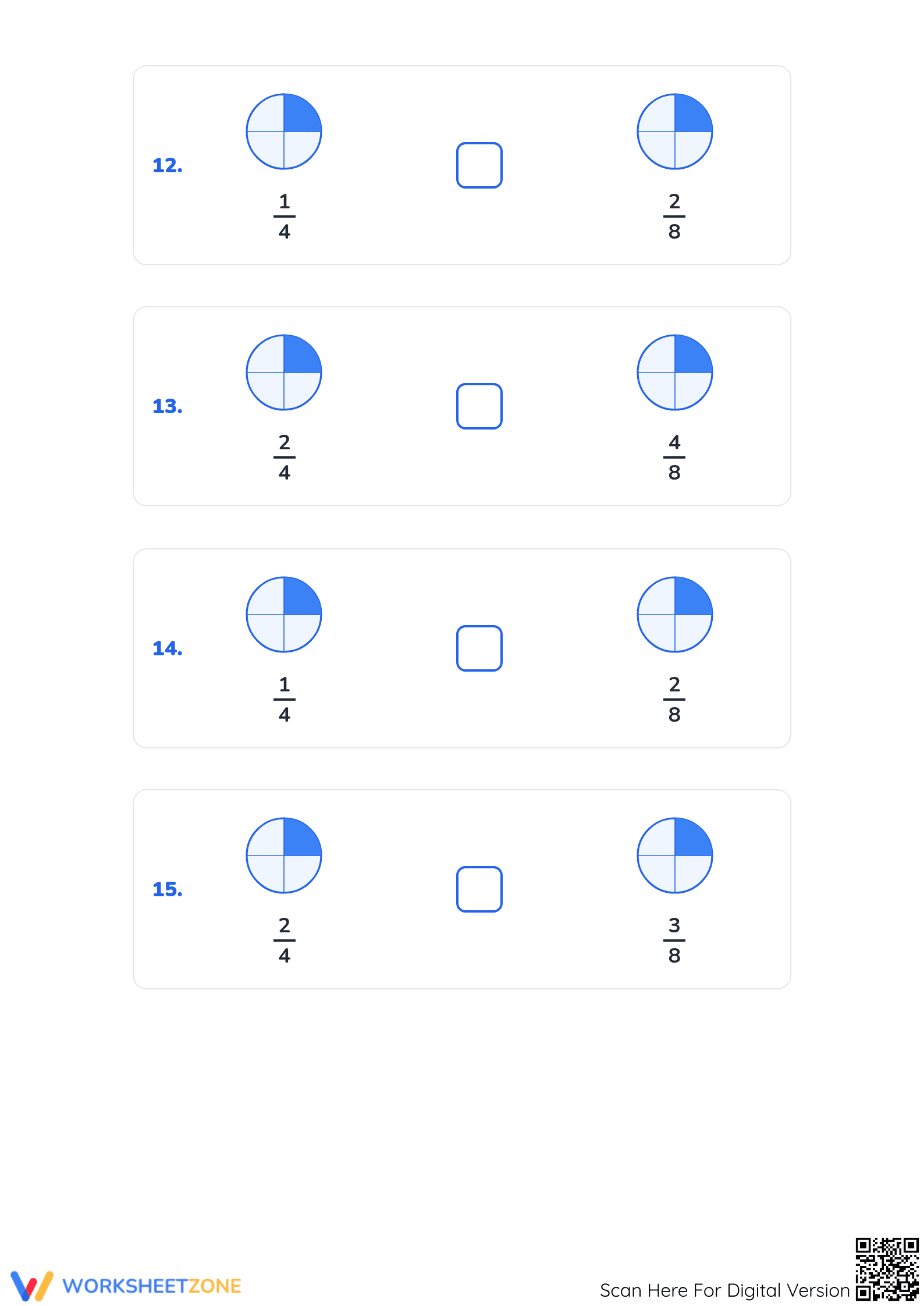 Essential Equivalent Fractions Test | Grade 4 Math - Page 4