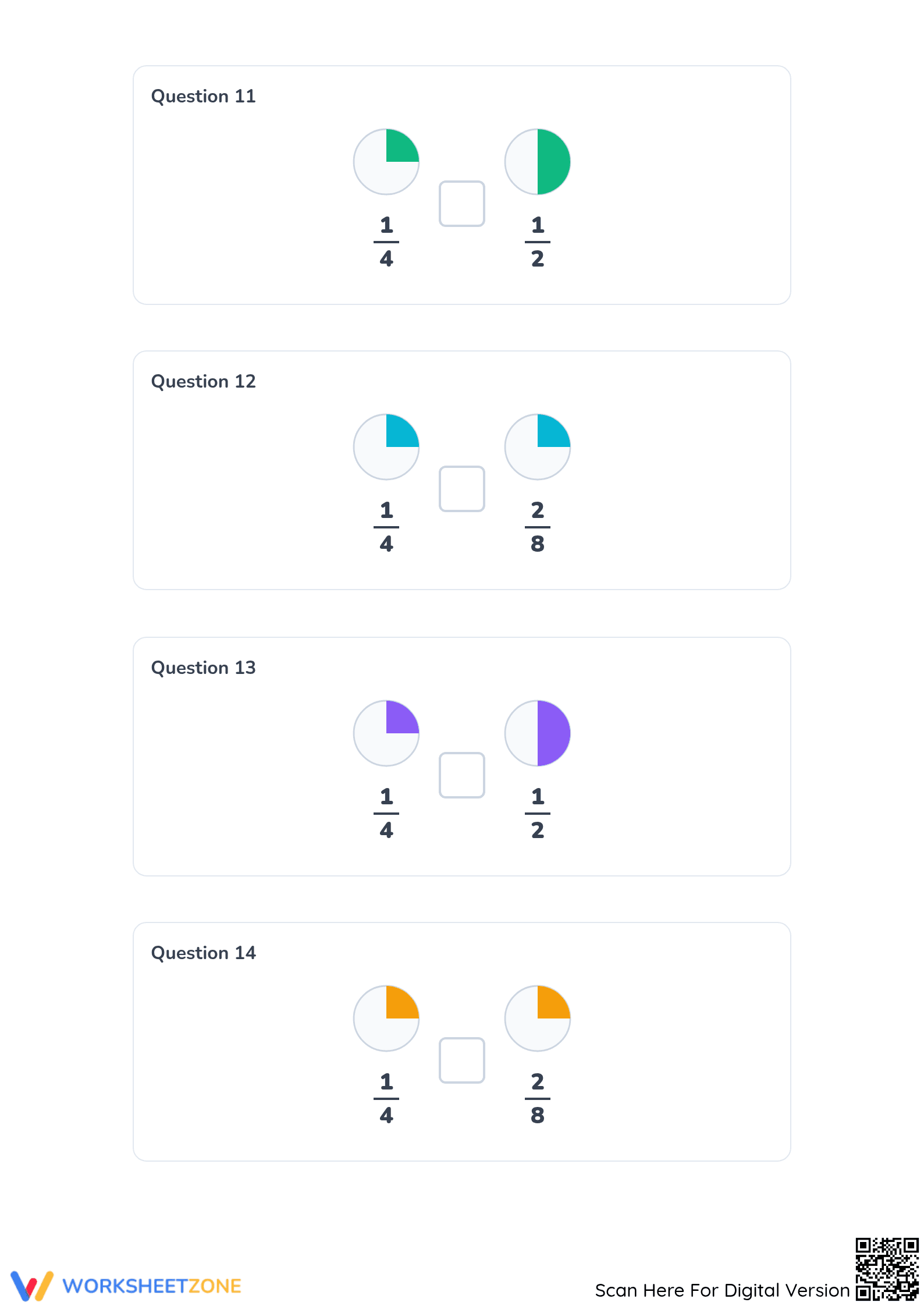 Essential Equivalent Fractions Mastery Worksheet | Grade 3 - Page 4