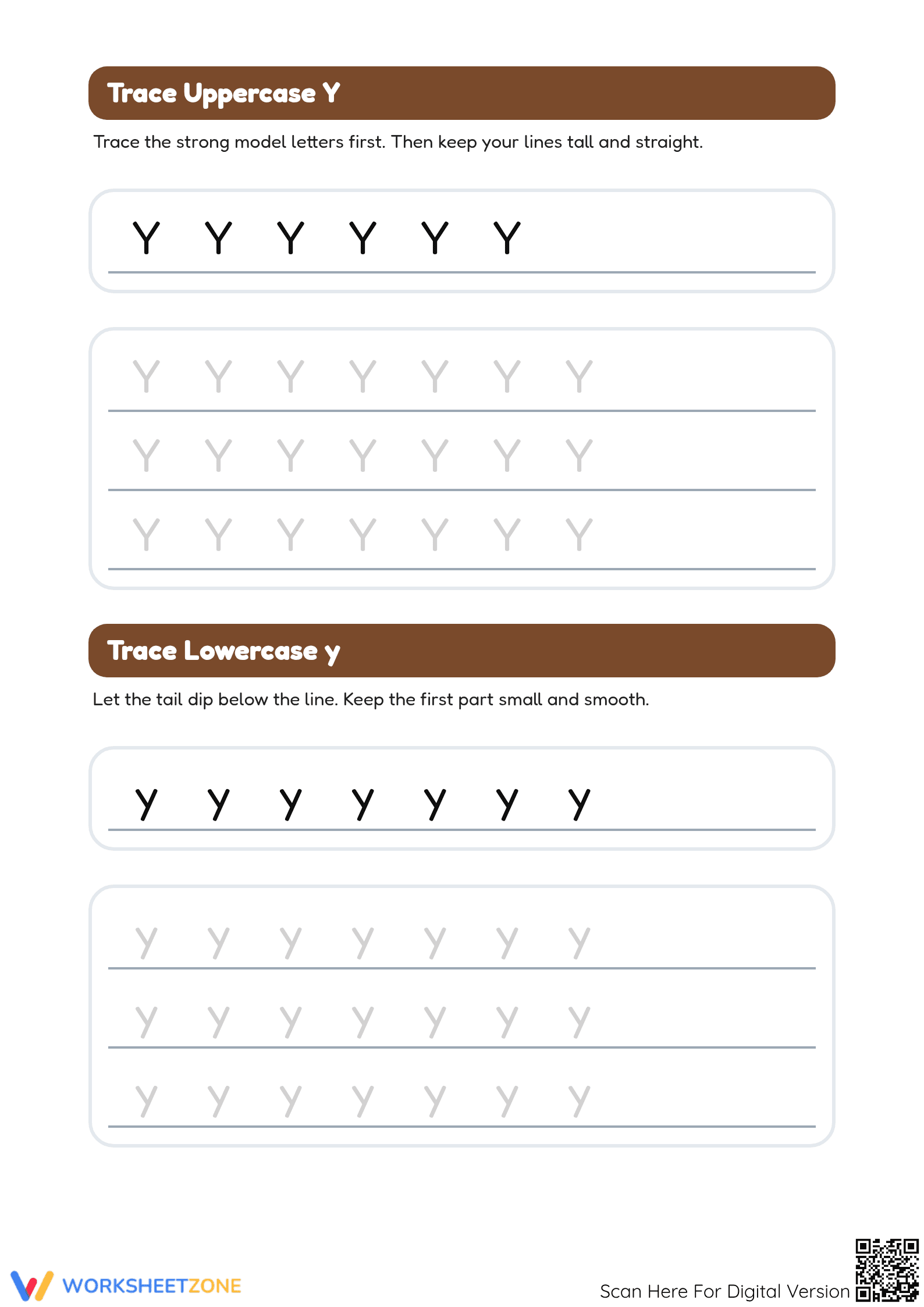 Learn to Write Letter Y: Essential Grade K-1 Handwriting - Page 2