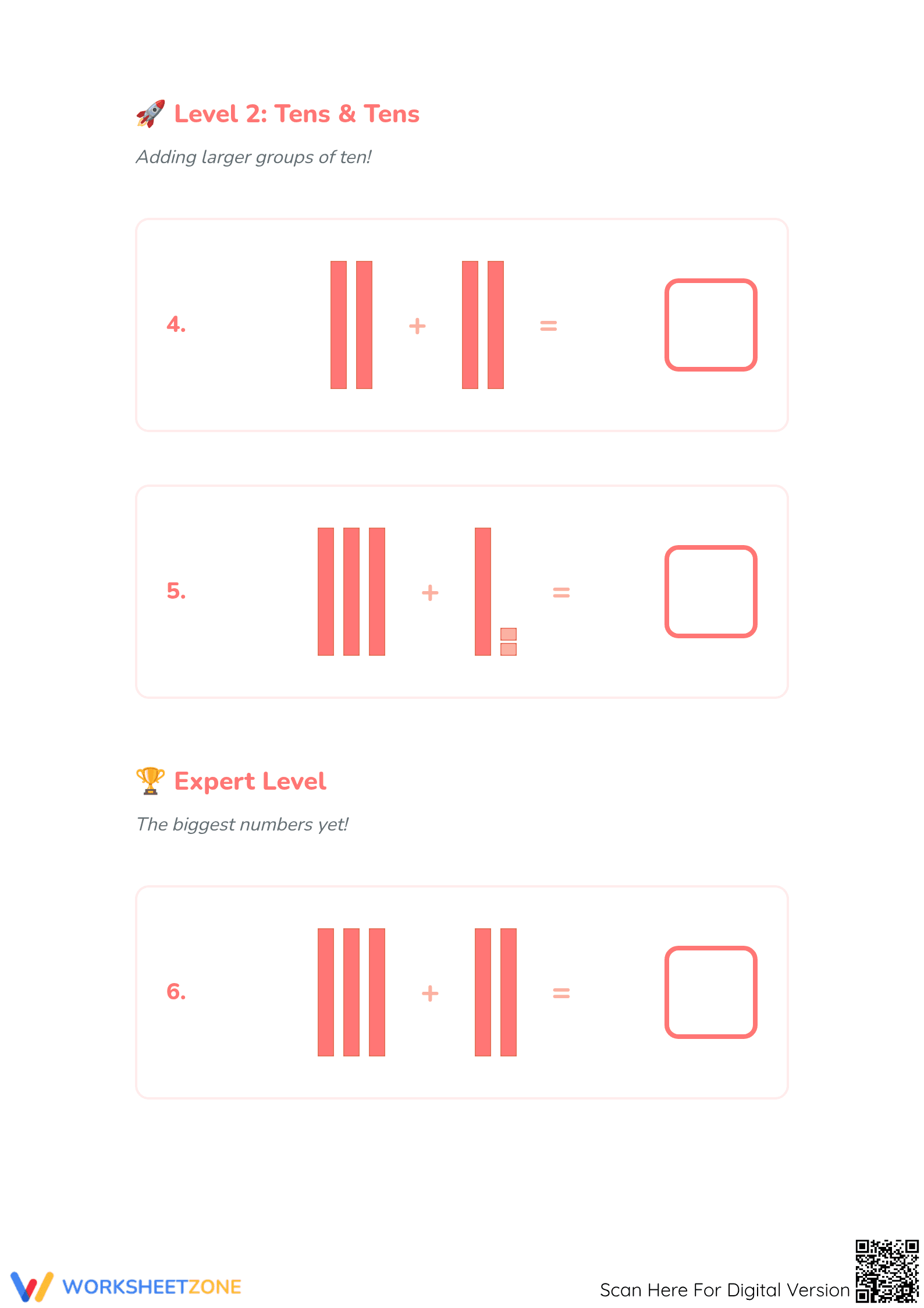 Printable Base 10 Addition Worksheet | Grade 1-2 Math - Page 2