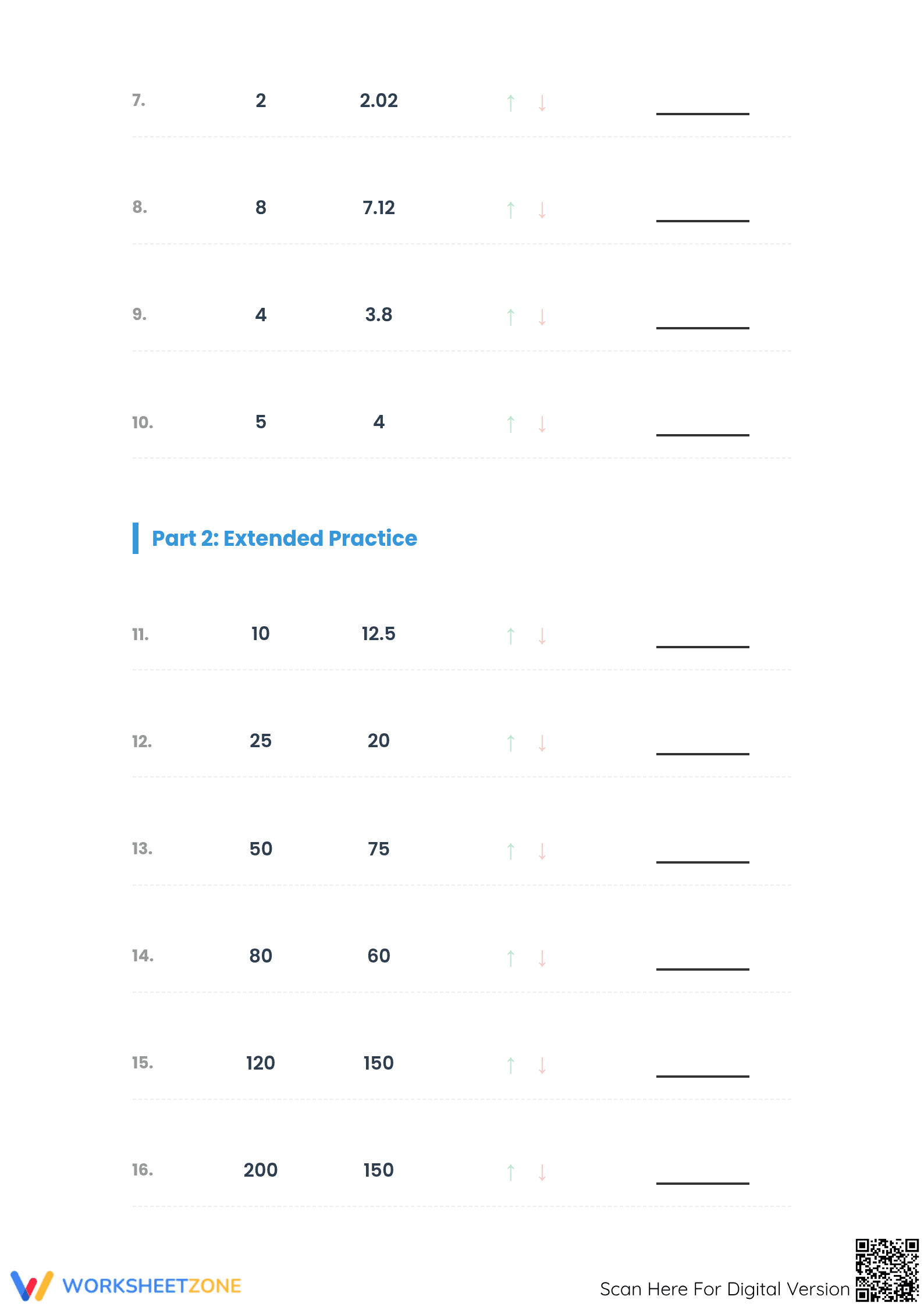 Essential Percent Increase and Decrease Worksheet | Grade 7 - Page 2
