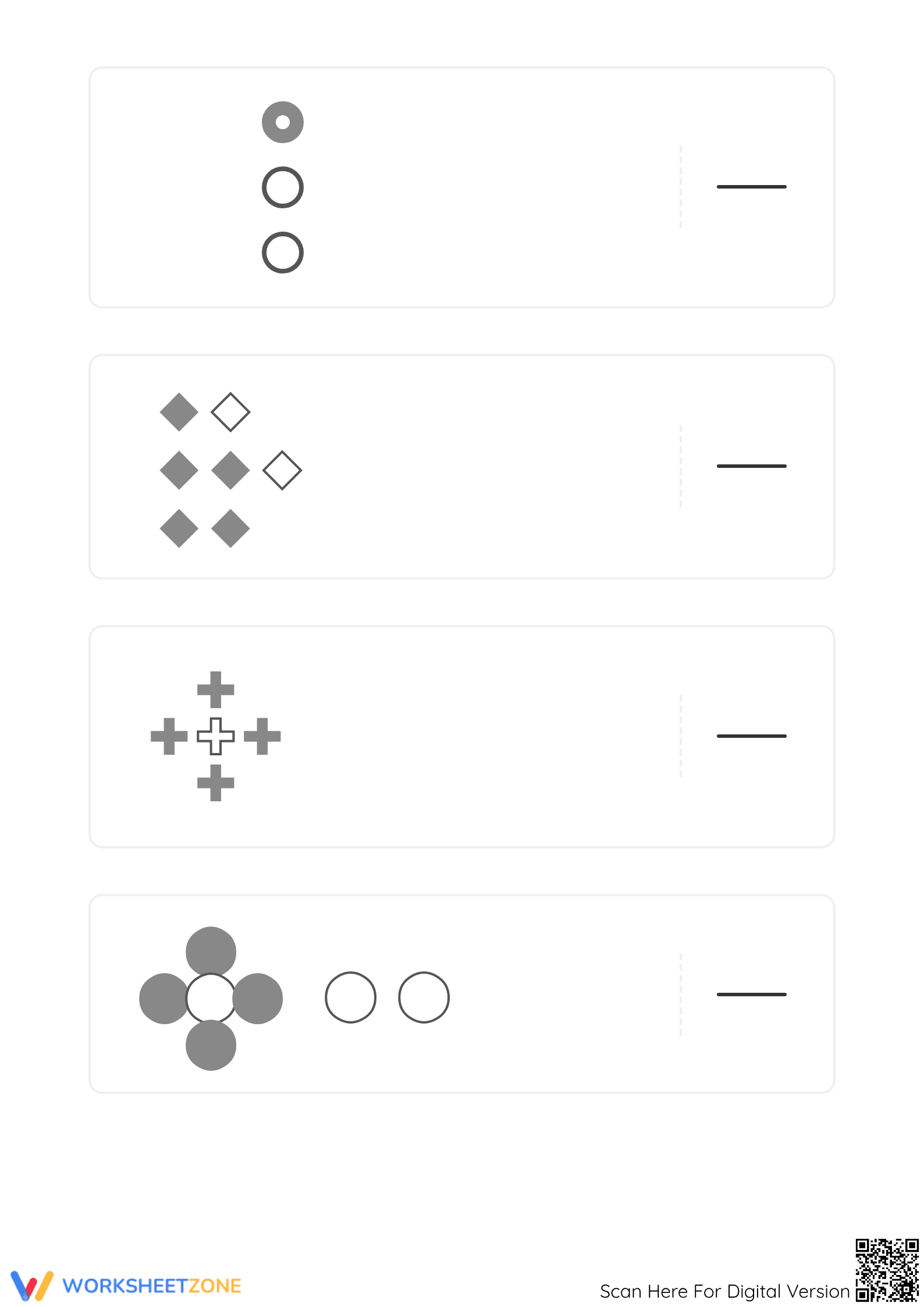Printable Fractions as Parts of a Group Worksheet | Grade 3 - Page 2