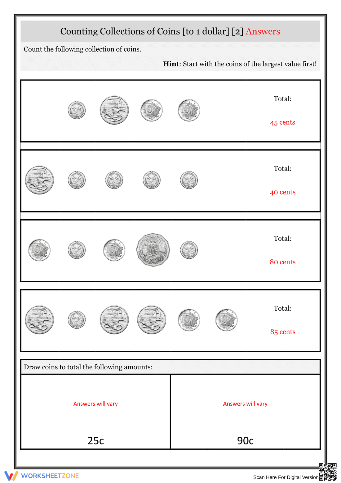 Counting Coins Collection - Page 2