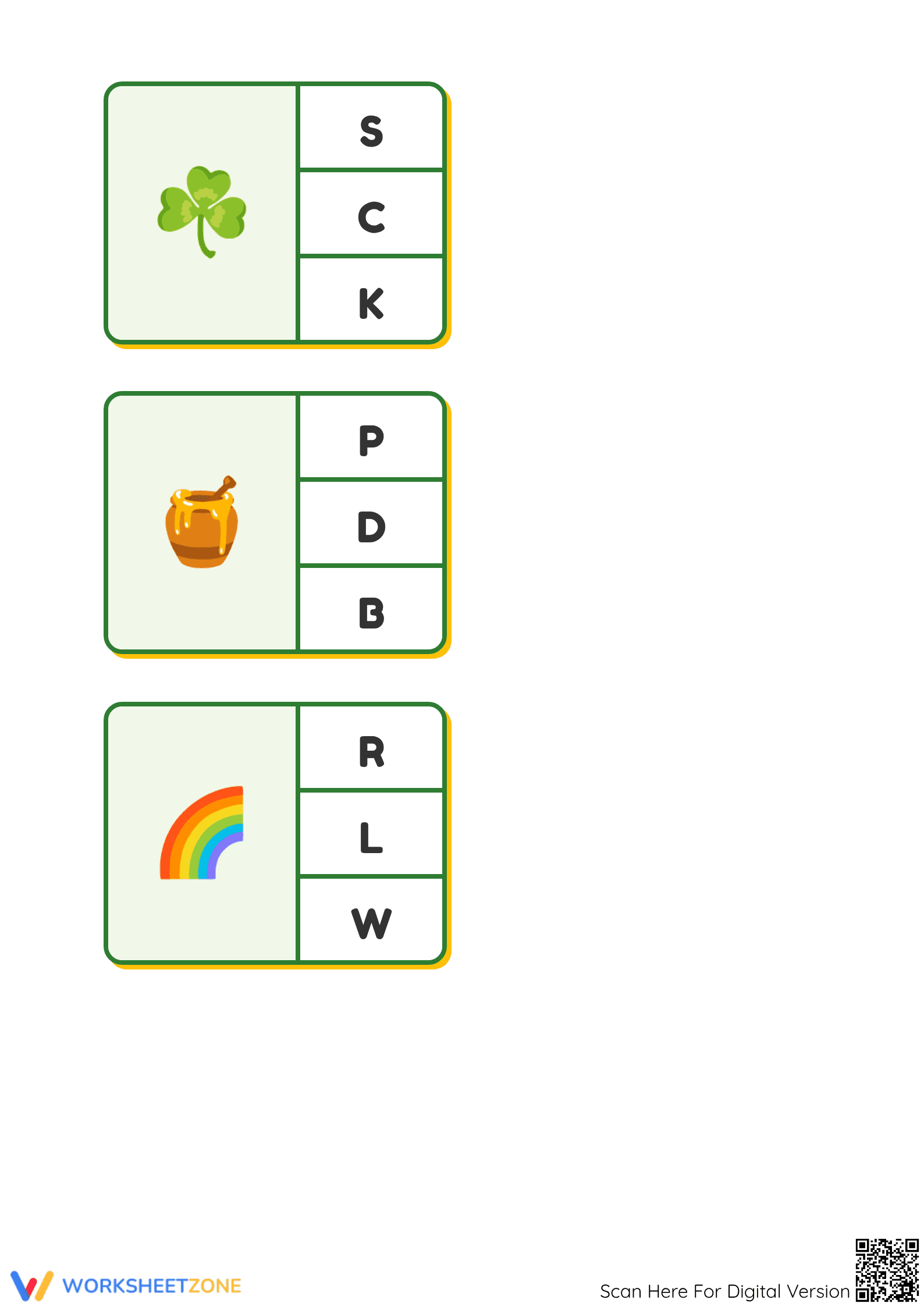 Beginning Sounds Worksheet | Grade K Printable - Page 2