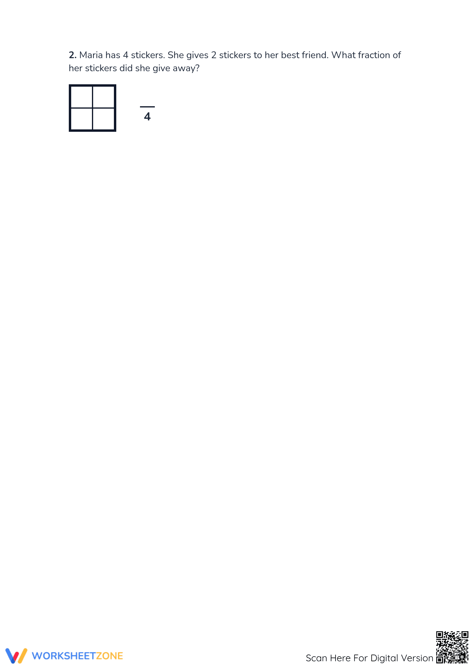 Essential Grade 3 Fractions Worksheet | Modeling Fourths - Page 4