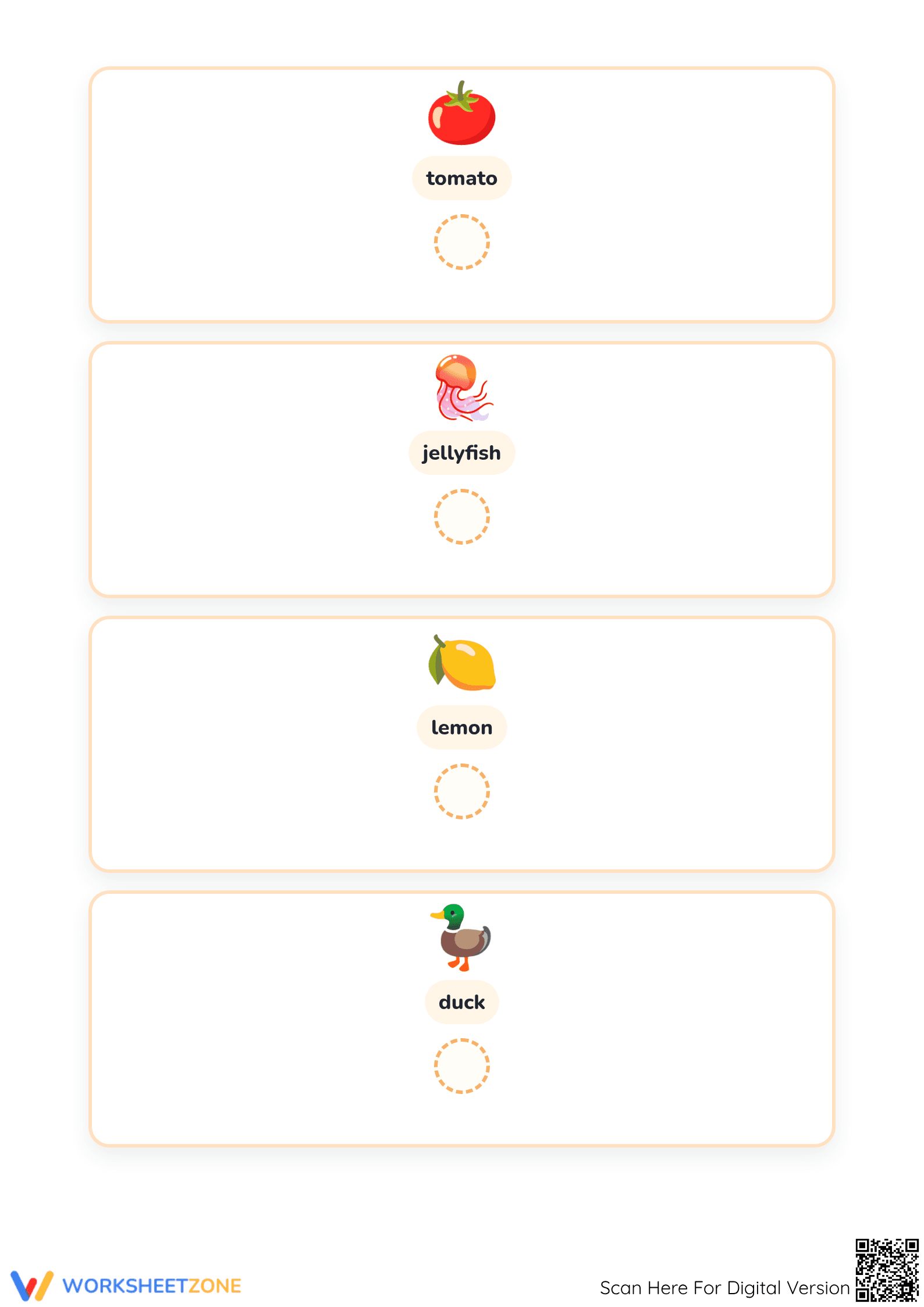 Printable Letter D Beginning Sound Worksheet | Grade 1-2 - Page 2