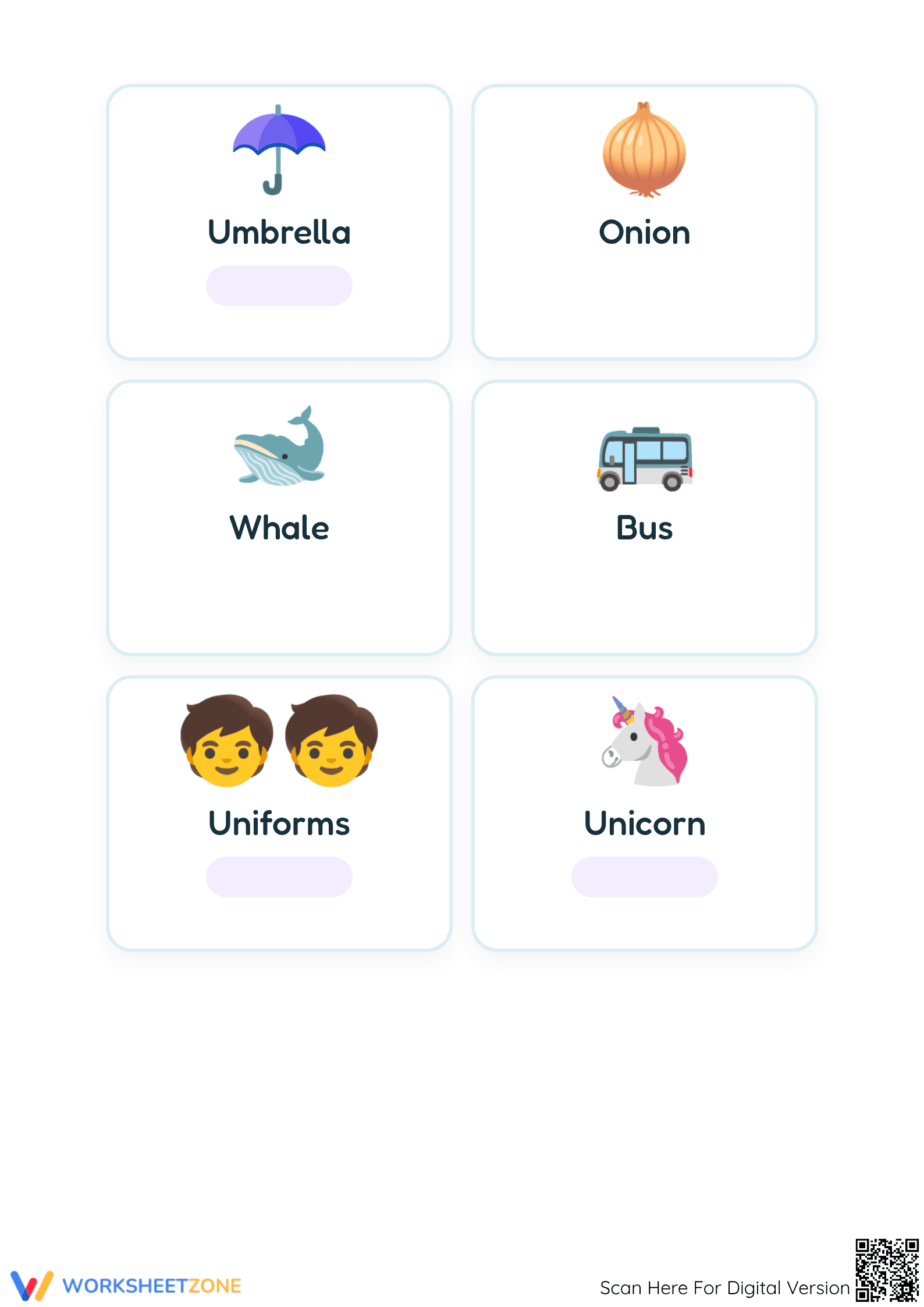 Essential Letter U Beginning Vowels Worksheet | Grade K-1 - Page 2