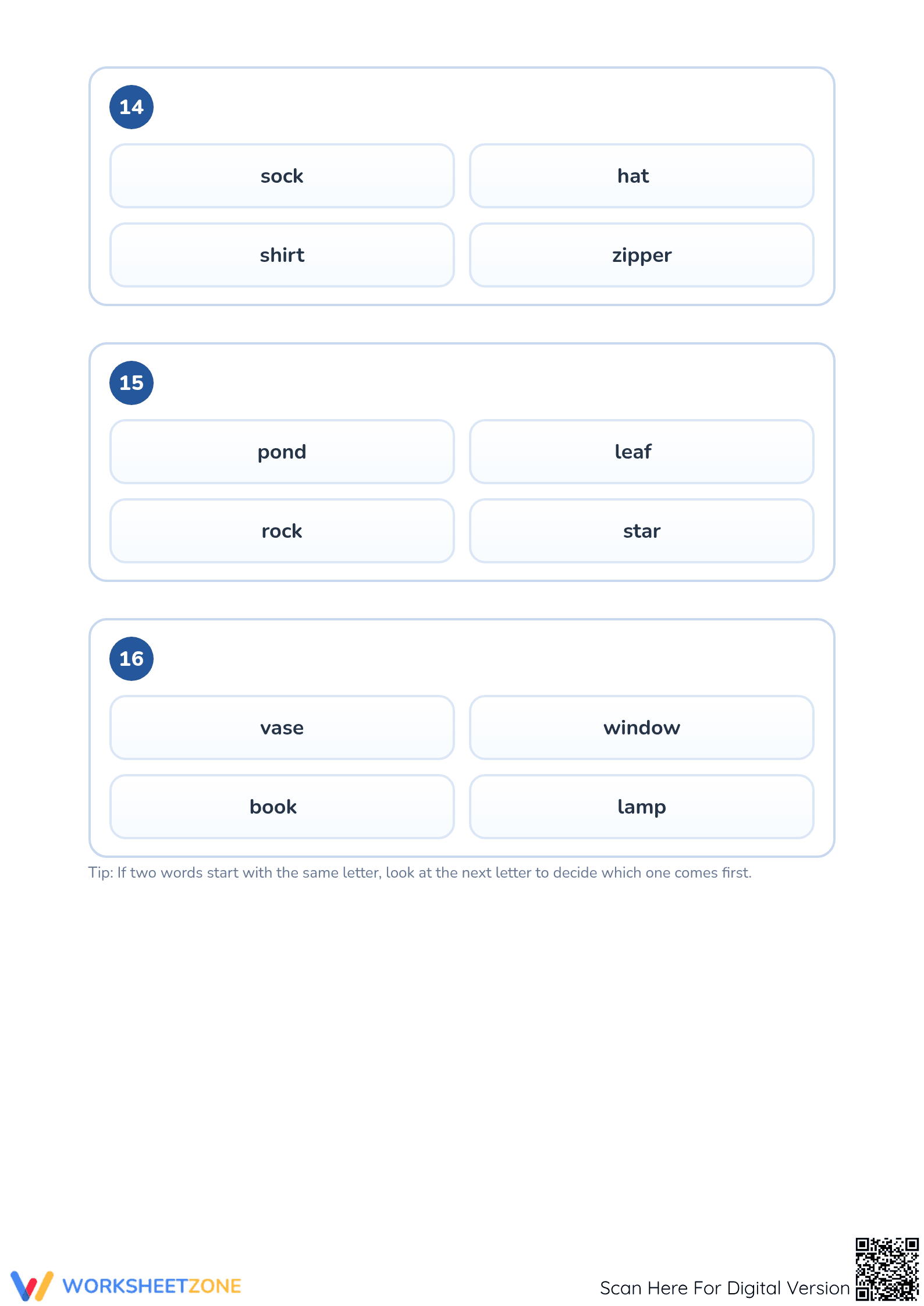 Essential Alphabetical Order Worksheet | Grade 1 Printable - Page 5