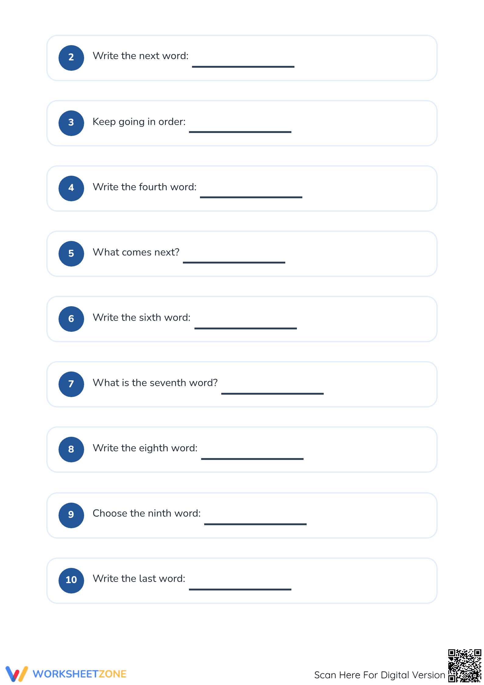 Alphabetical Order Worksheet | Printable Grade 1 ELA - Page 2