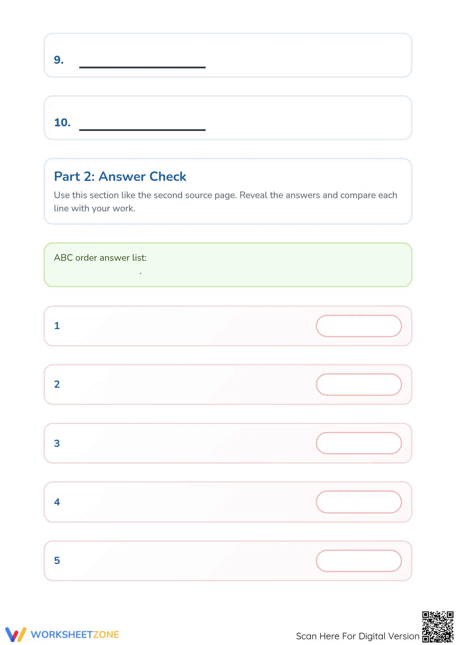 Printable Alphabetical Order Worksheet | Grade 1 ELA - Page 3