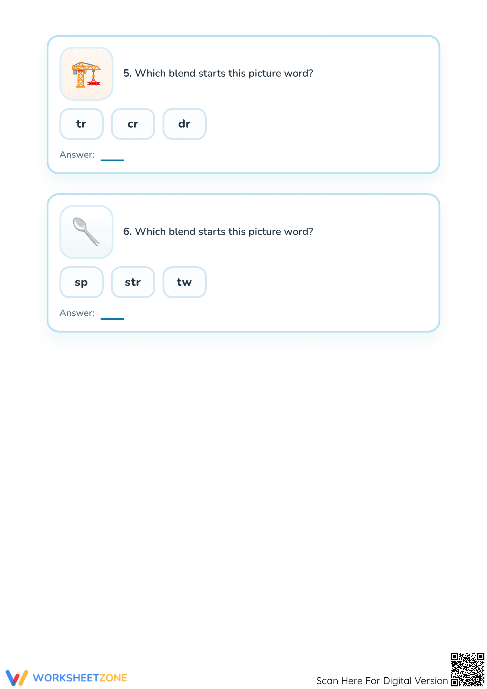Essential Consonant Blends Practice | Preschool ELA Ready - Page 3