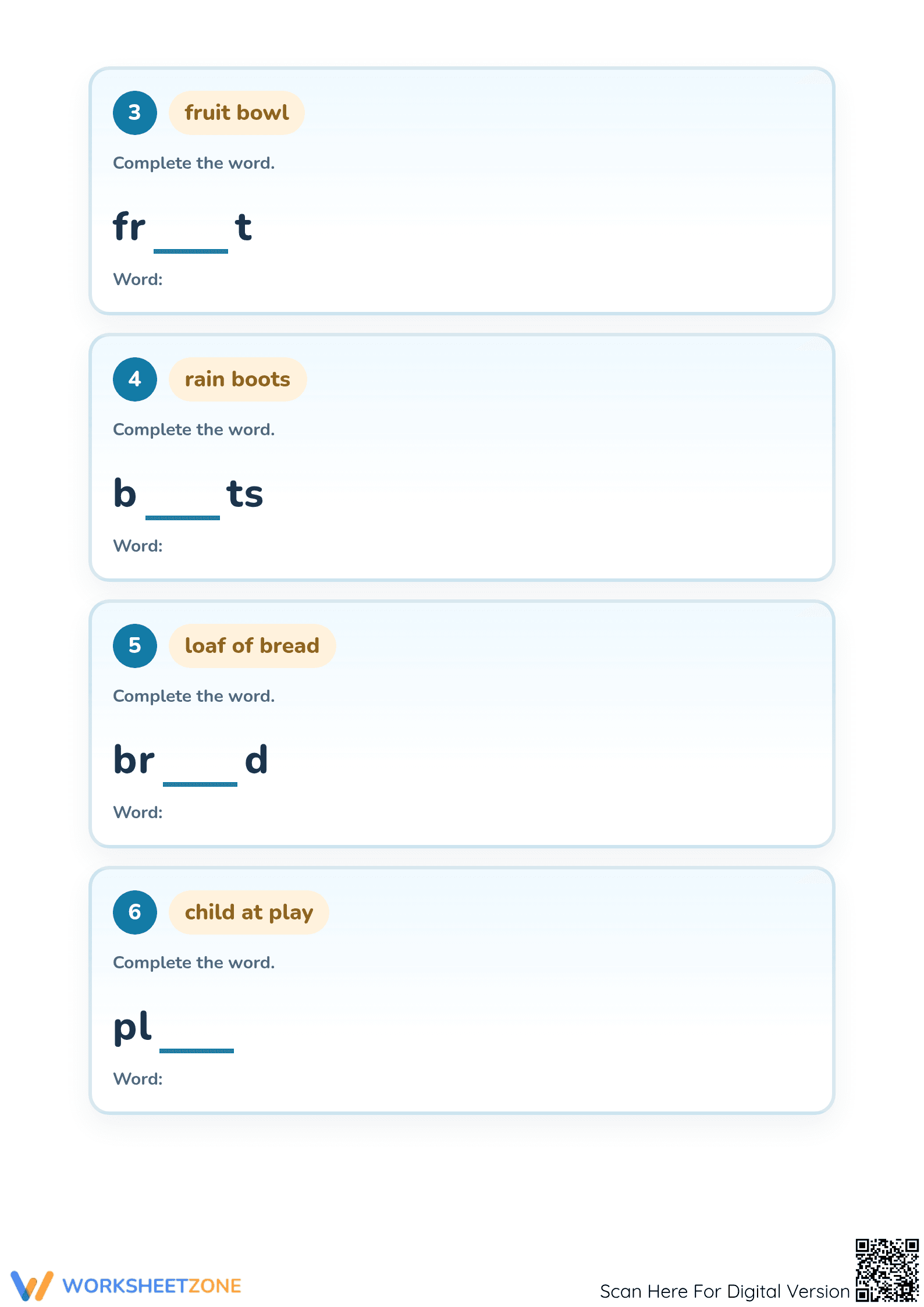 Printable Blending Vowels Worksheet | Grade 1 Phonics - Page 2