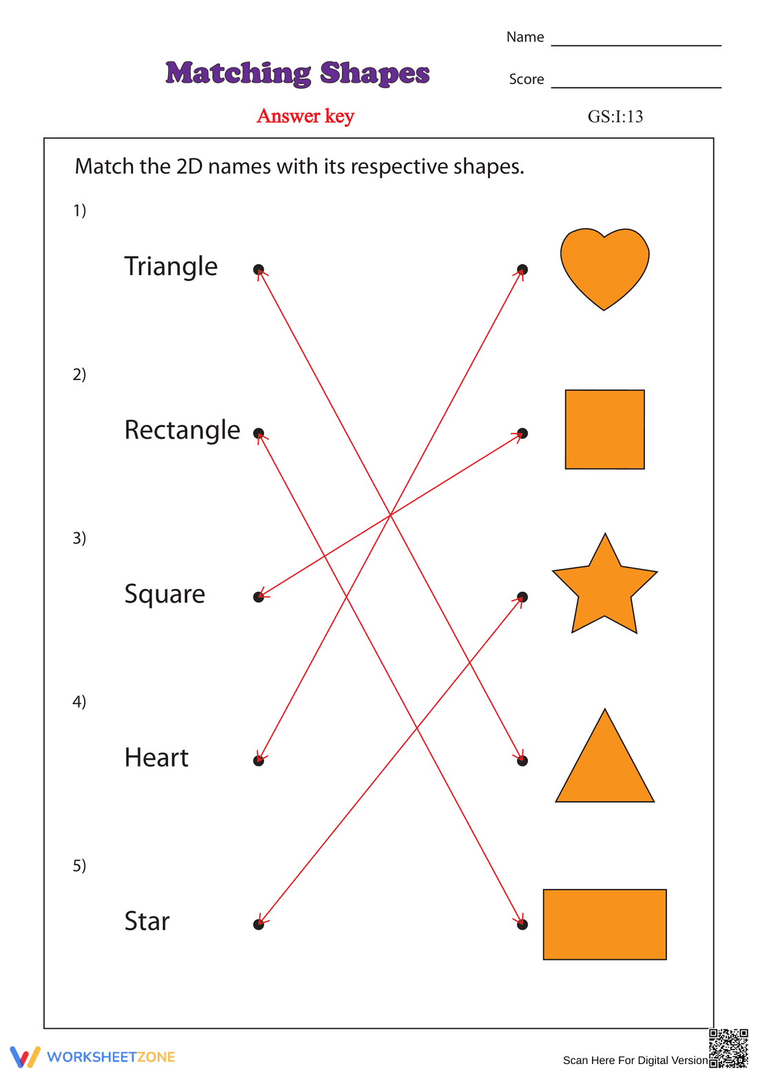 Shape Matching Practice Made Easy - Page 2