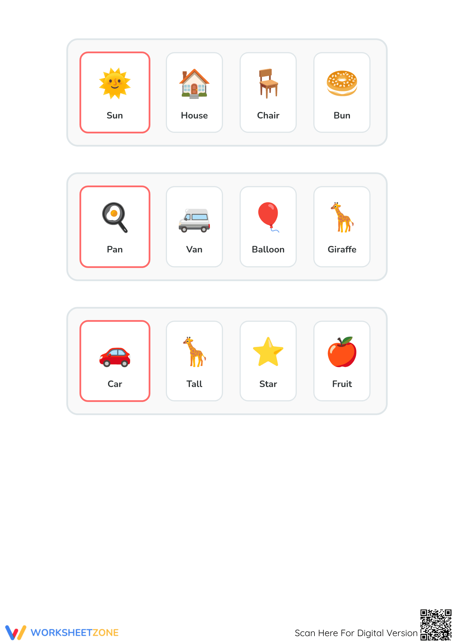 Essential Rhyming Words Worksheet | Grade K-1 Printable - Page 2