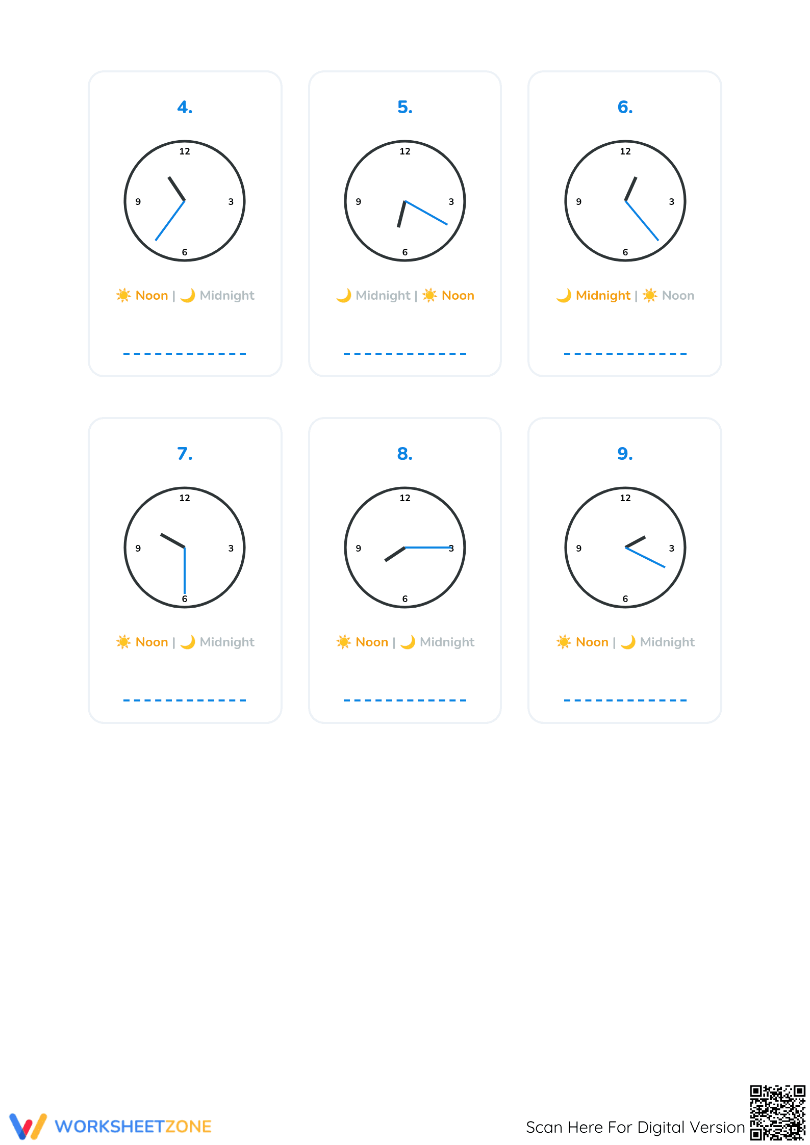 2.MD.C.7 Worksheet: Reading Analog Time — Grade 2-4 Aligned - Page 2