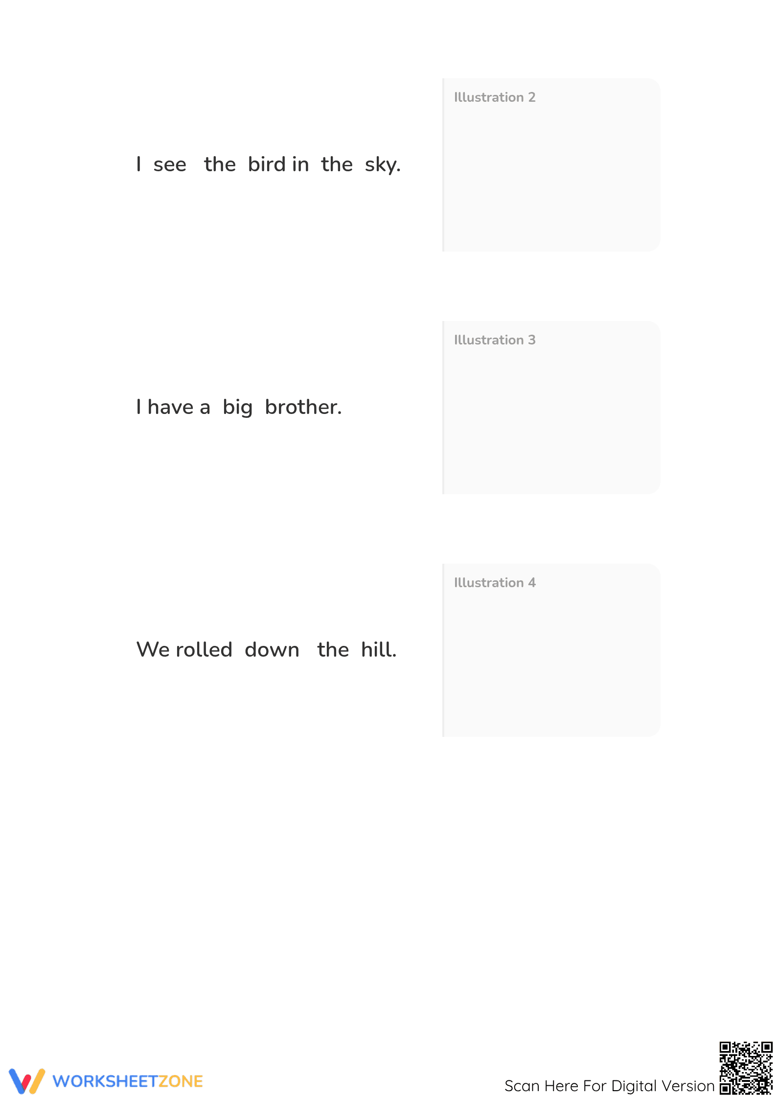 Essential Sight Words Worksheet | Kindergarten ELA Ready - Page 2