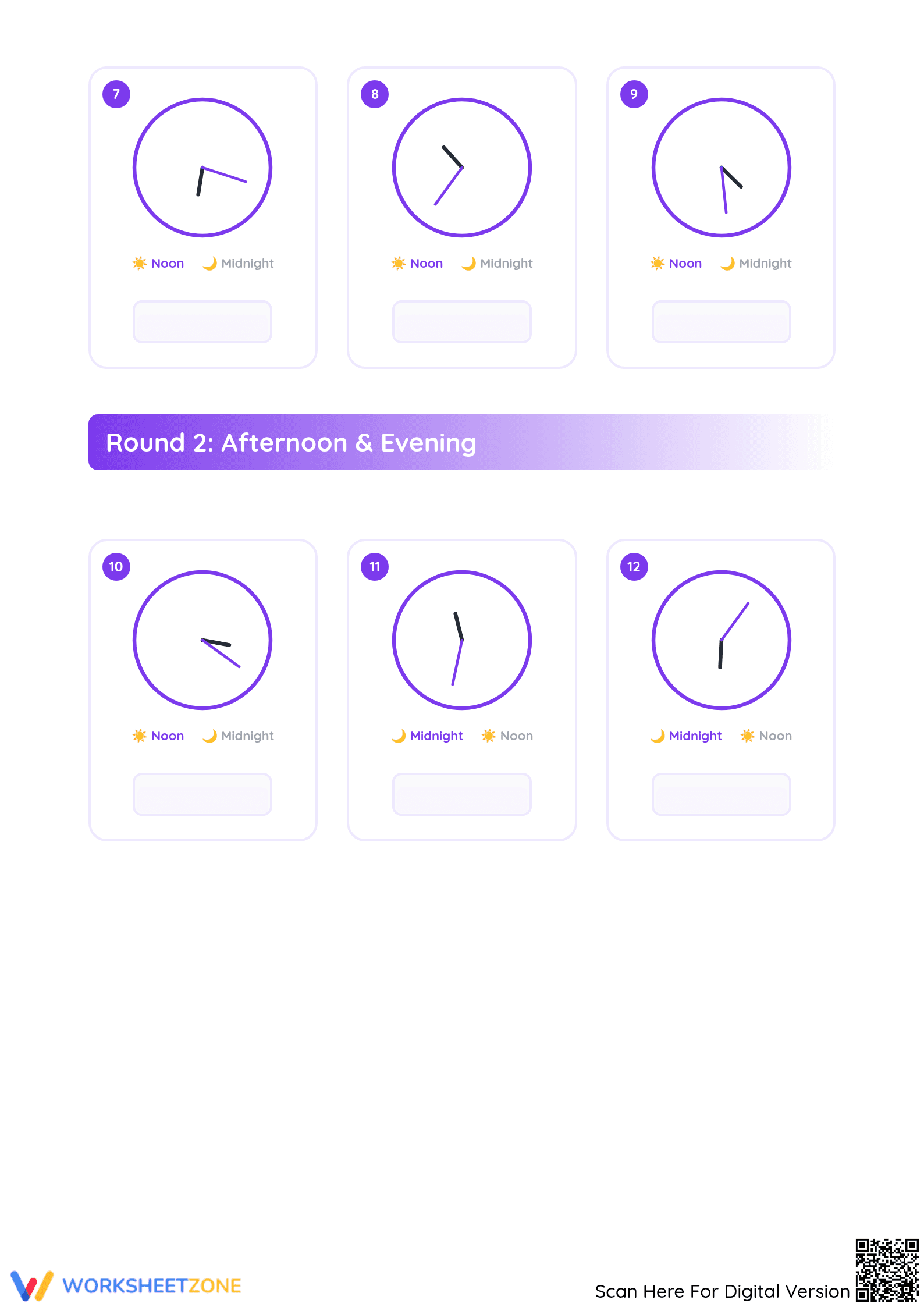 Essential Telling Time Worksheet | Grade 3 Printable - Page 2
