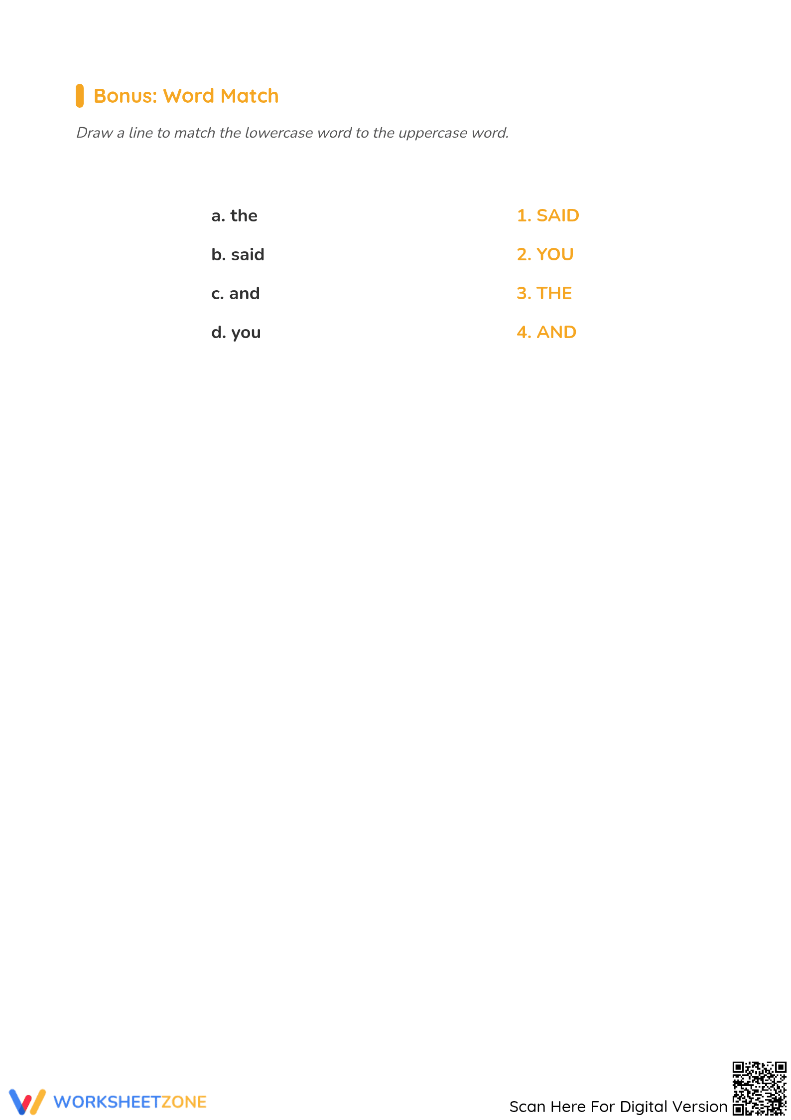 Printable Sight Words Word Search 5 | Grade K-1 Worksheet - Page 3