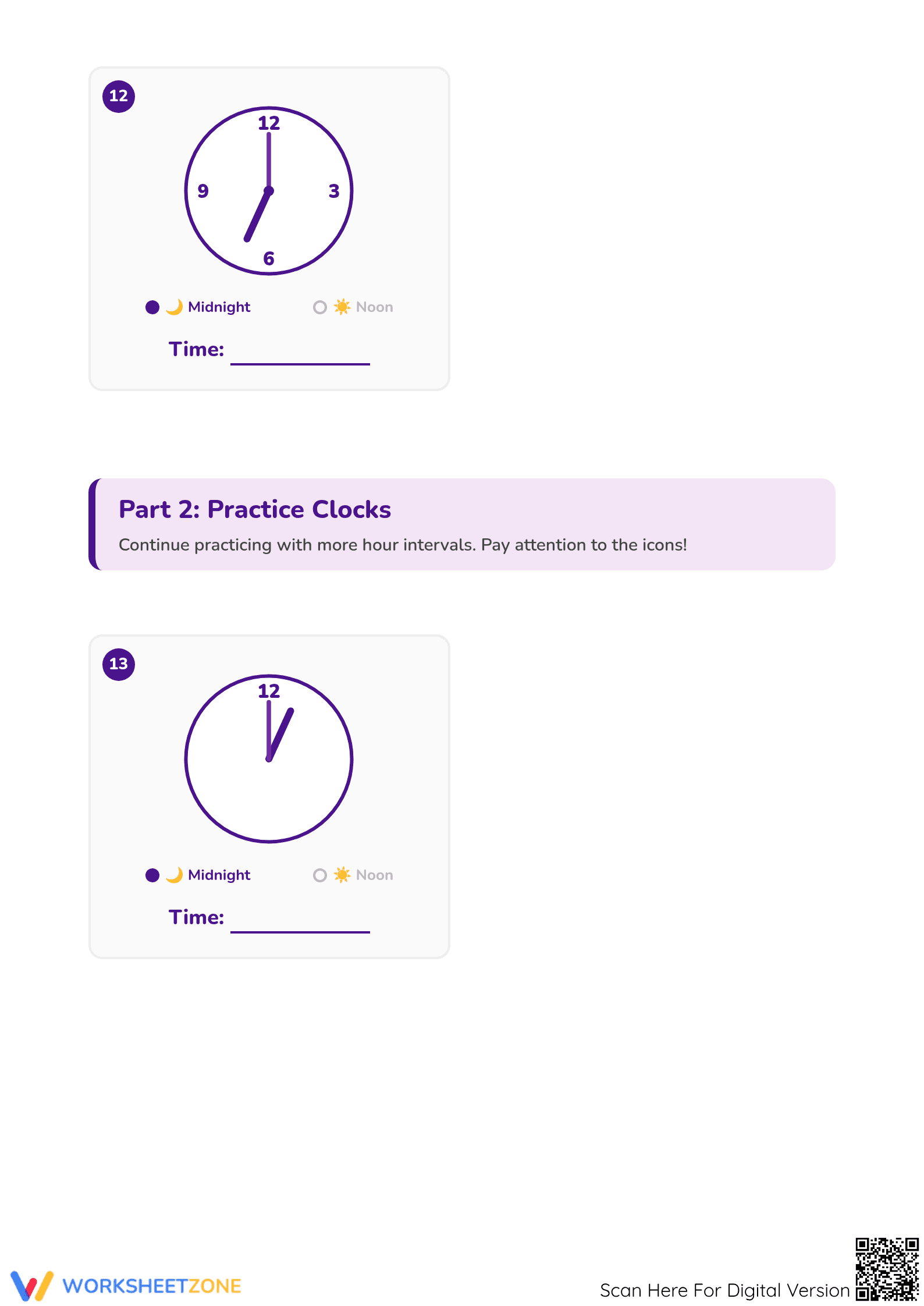 Essential Reading Time Worksheet | Grade 2-4 Math - Page 5