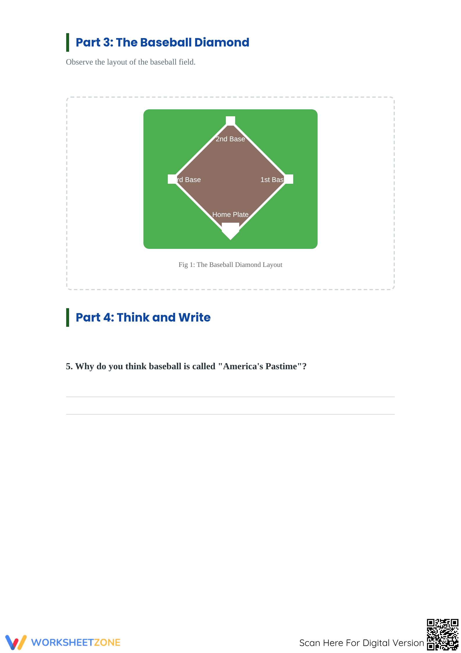 Essential Grade 3 Baseball Reading Worksheet | Printable - Page 3
