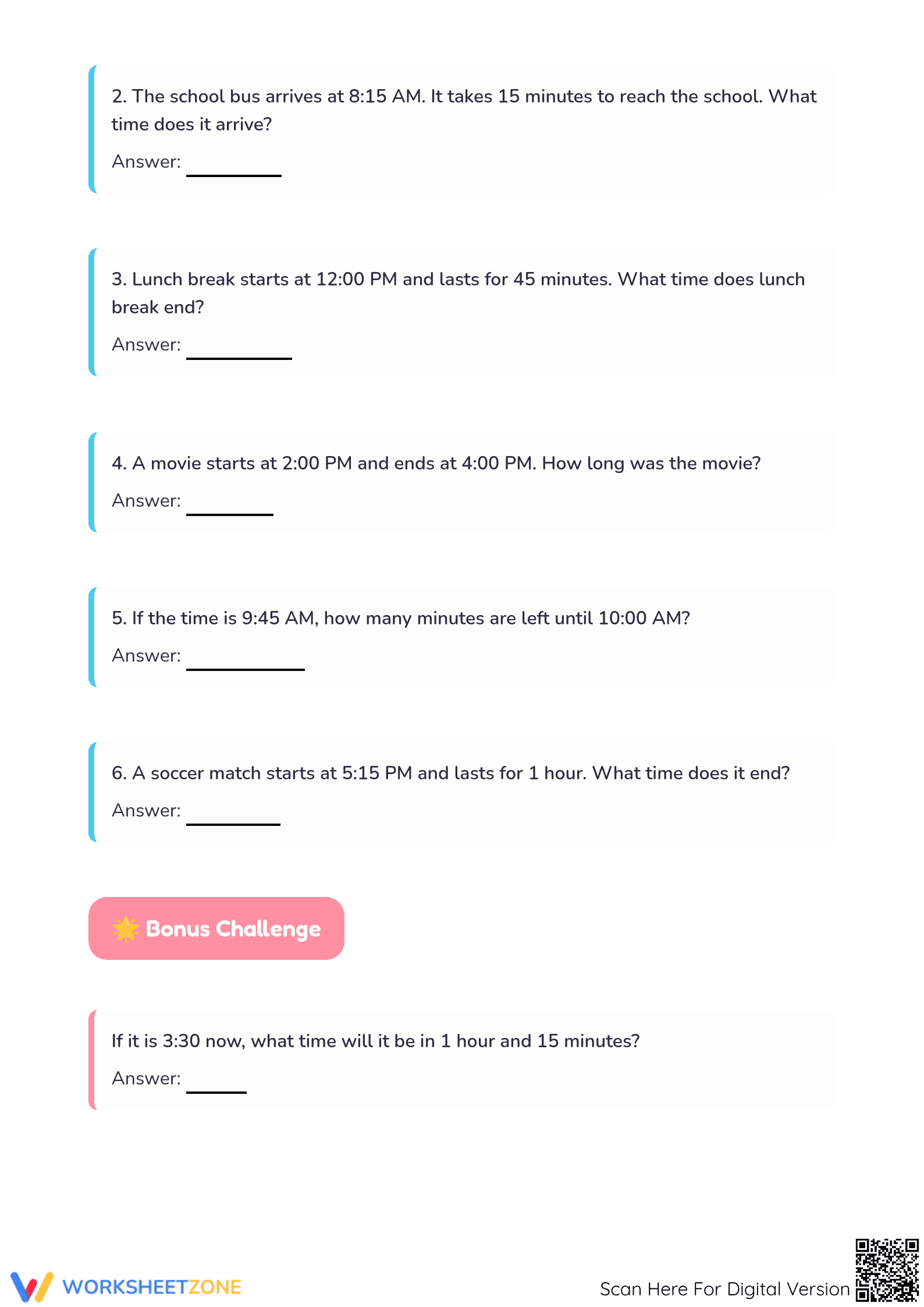 Essential Telling Time Worksheet | Grade 3 Math Ready - Page 4