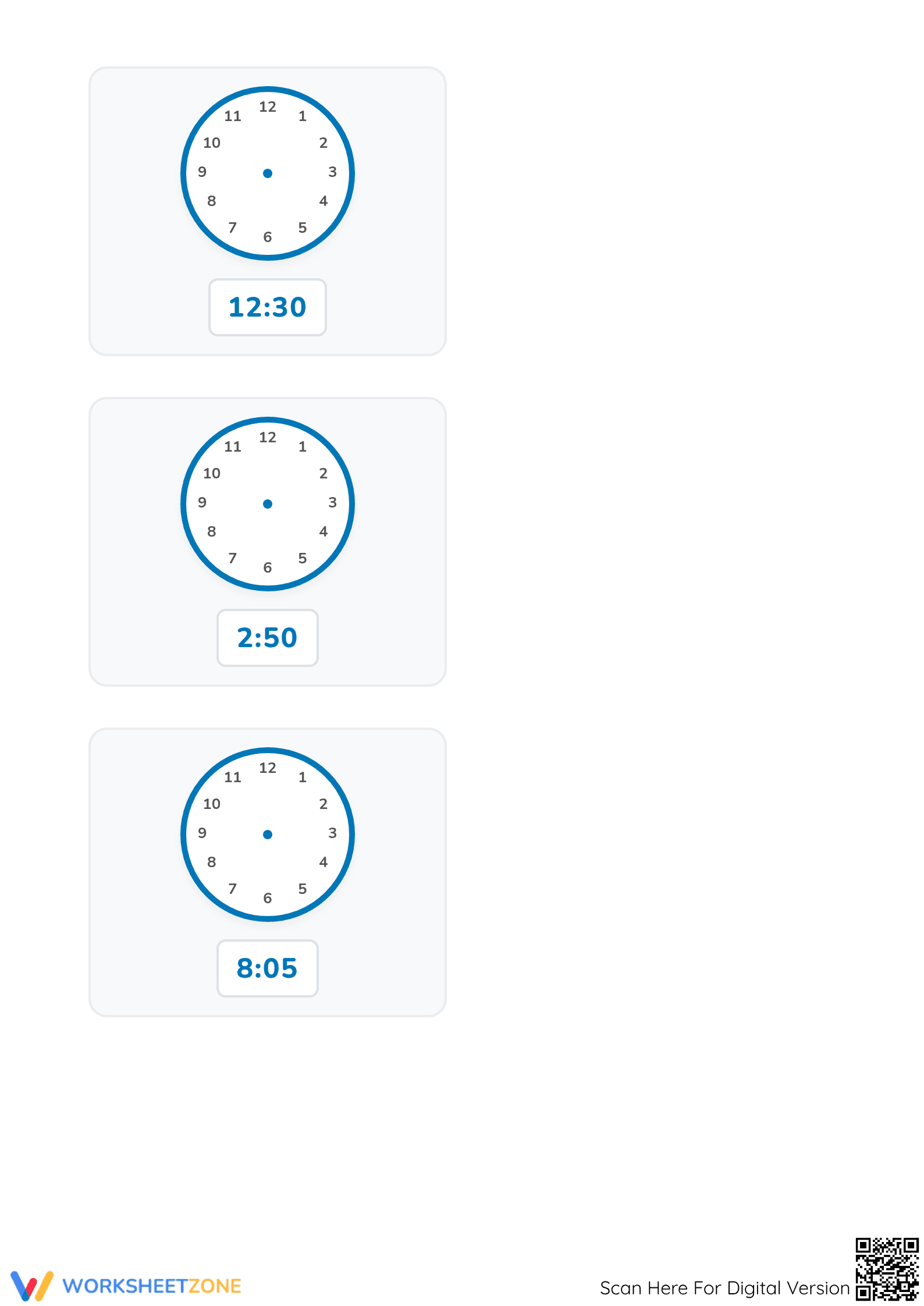 Printable Telling Time Worksheet | Grade 2-4 Aligned - Page 5