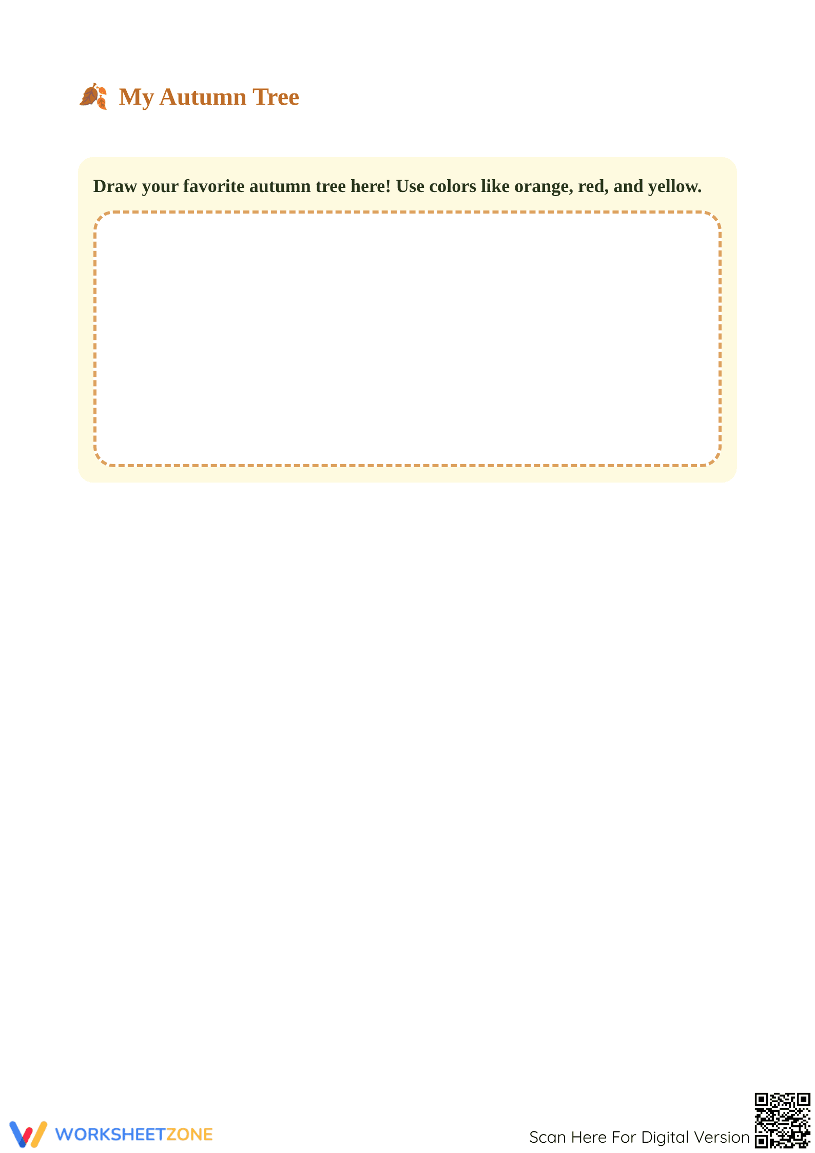 Grade 1 Autumn — Printable No-Prep Worksheet - Page 3