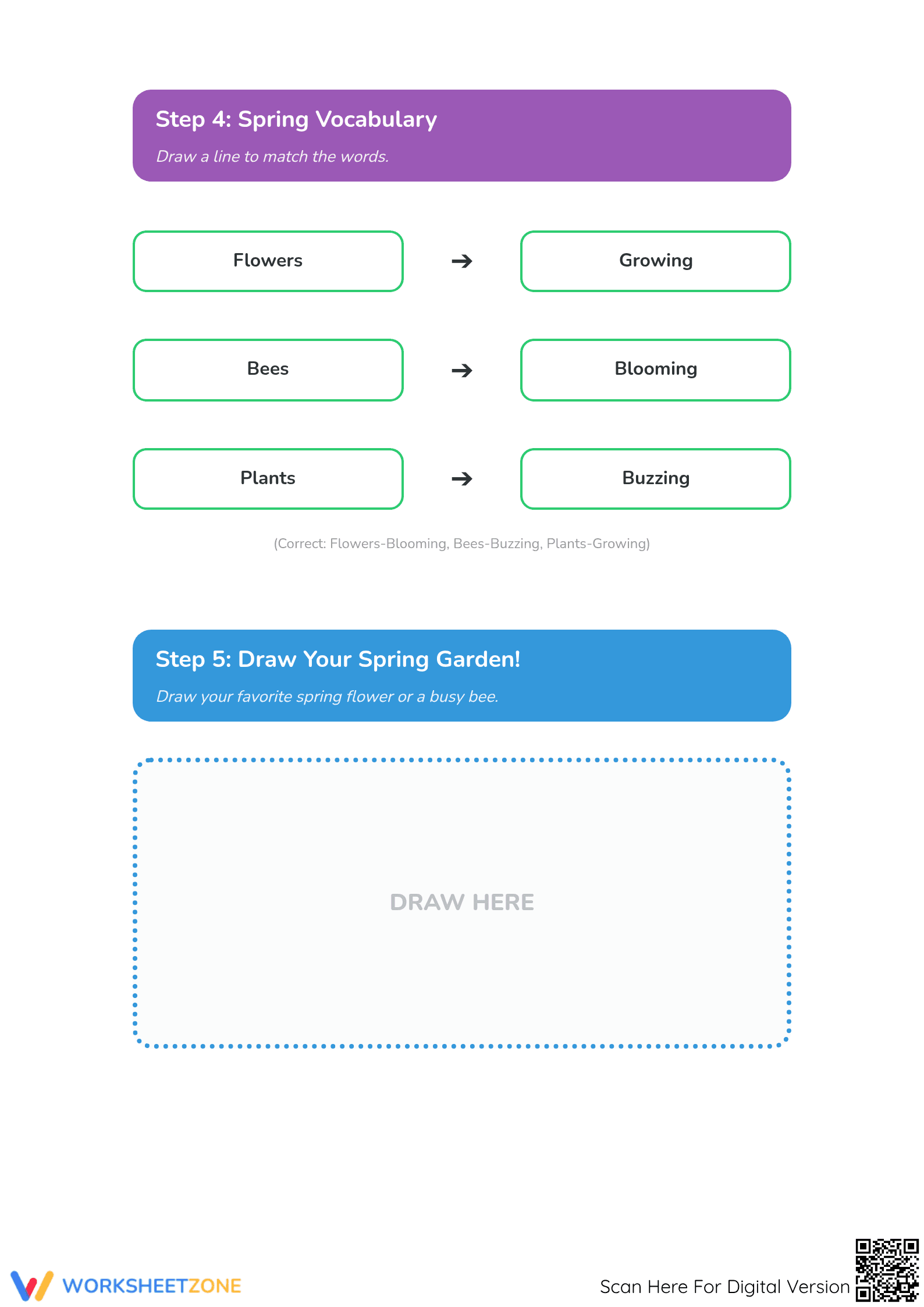 Spring Reading Worksheet | Grade 1 Printable Essential - Page 3