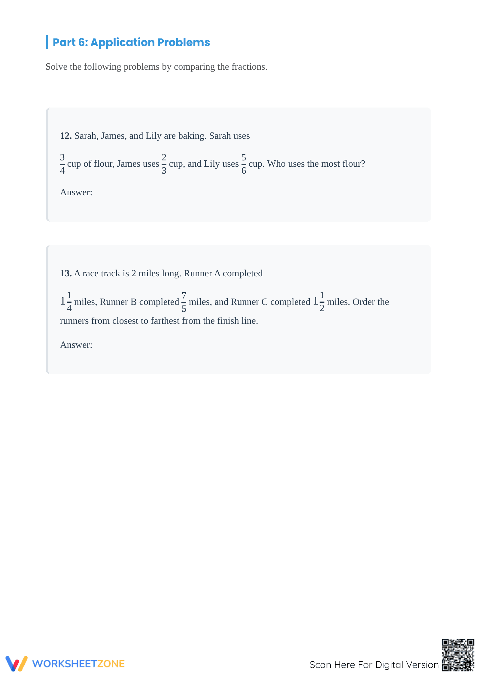 Essential Mastery: Ordering Fractions & Decimals on Number Line - Page 5