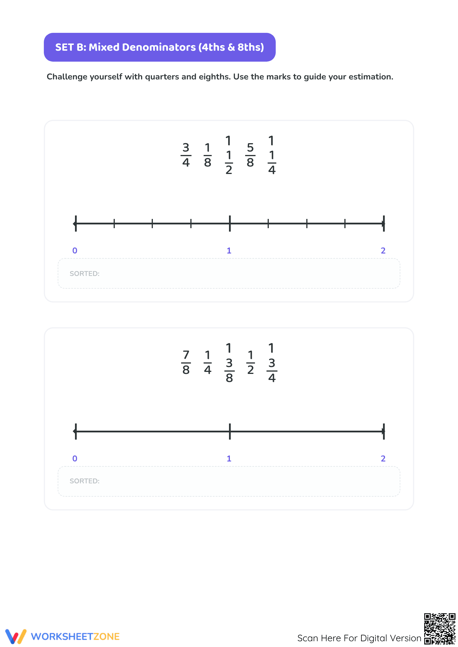 Ordering Fractions on a Number Line | Essential Math Guide - Page 3