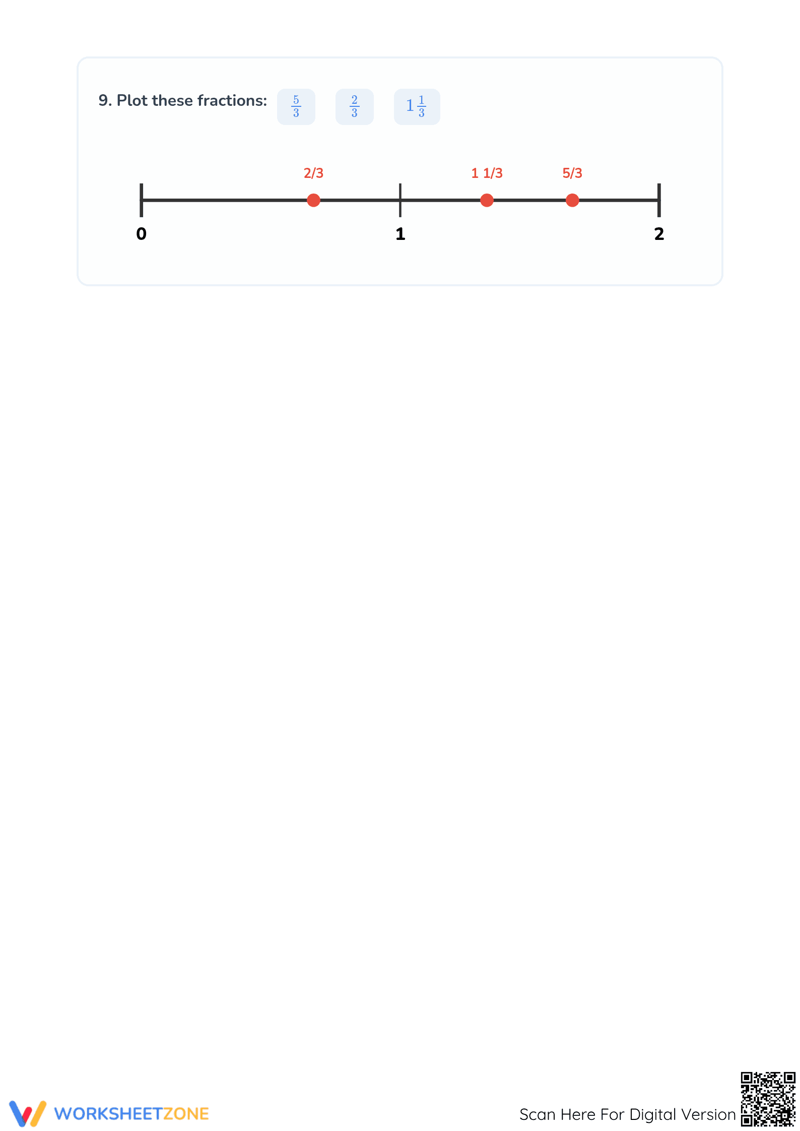 Grade 3-5 Ordering Fractions — Printable No-Prep Worksheet - Page 4