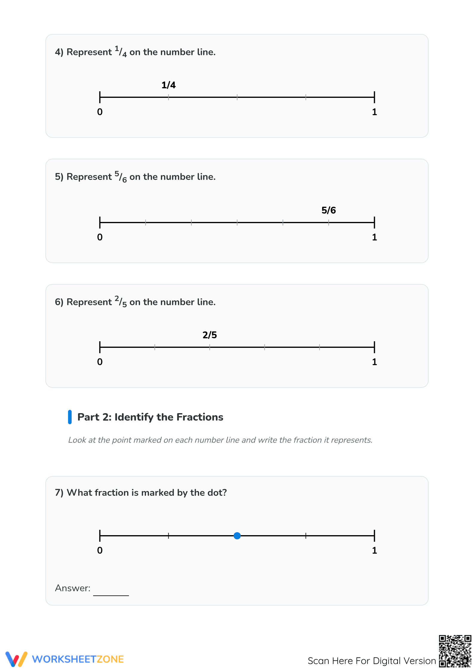 Essential Ordering Fractions Worksheet | Grade 3 Math - Page 2