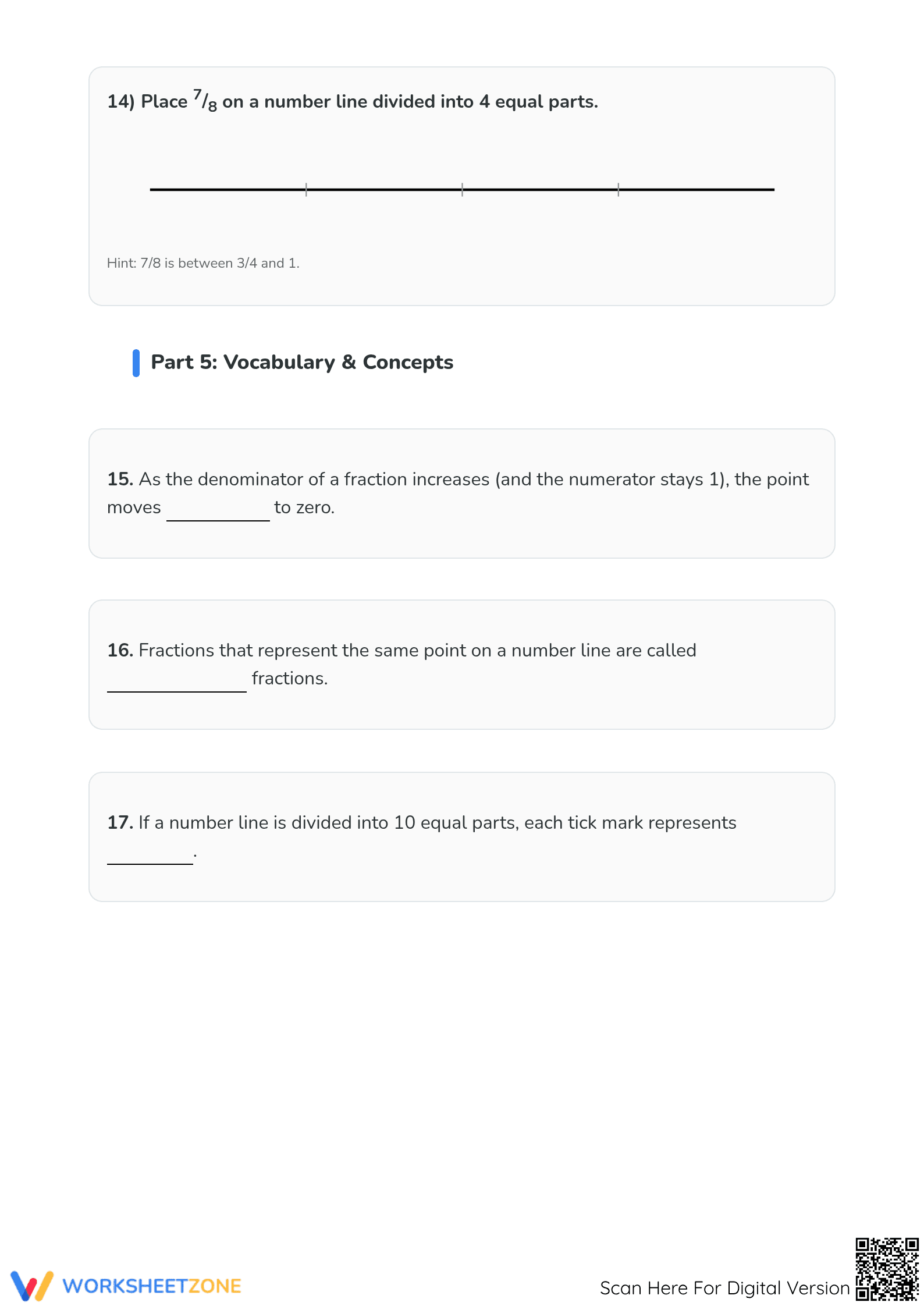 Essential Ordering Fractions Worksheet | Grade 3 Math - Page 5