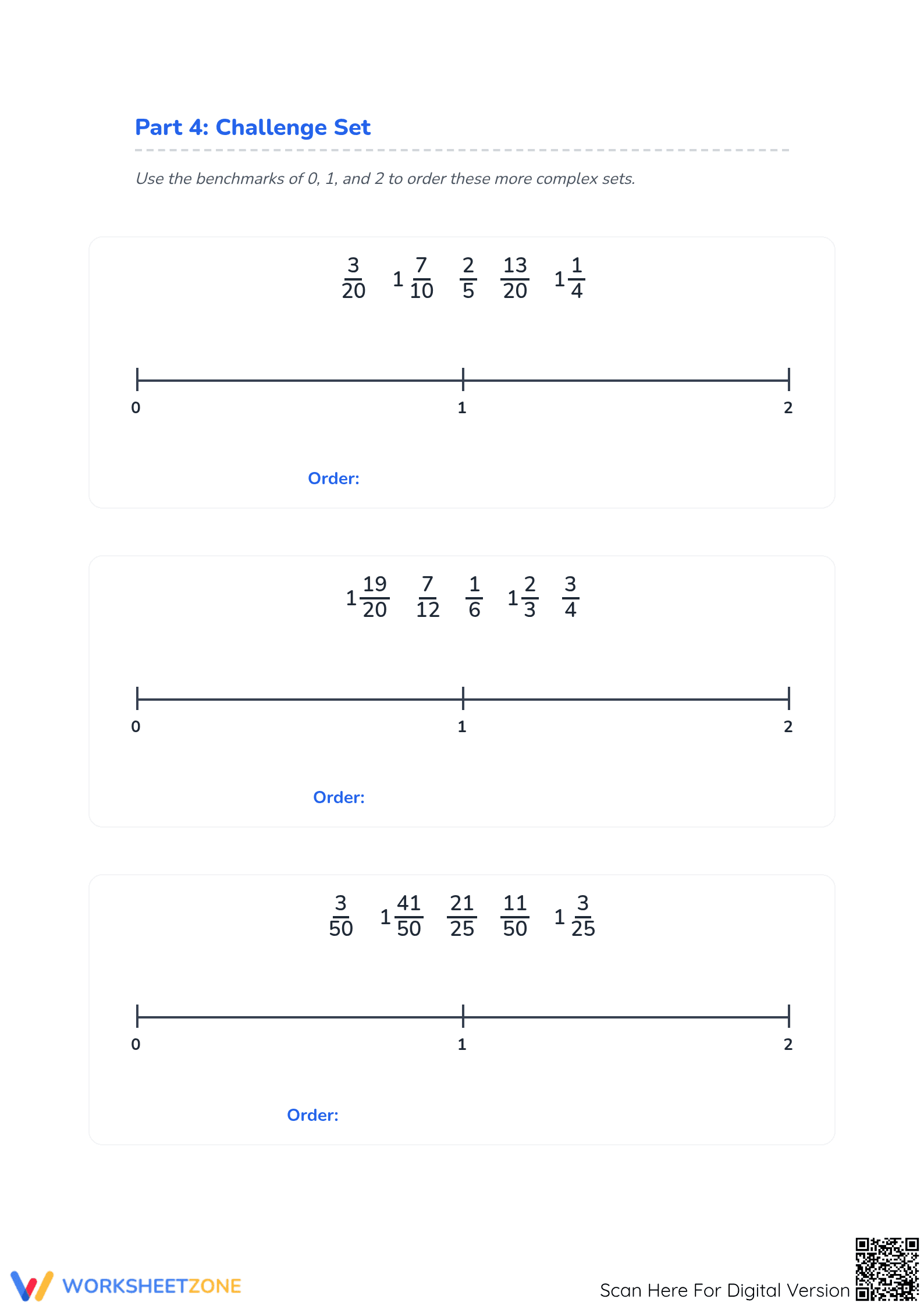 Ordering Fractions Worksheet | Grade 4 Math Printable - Page 4