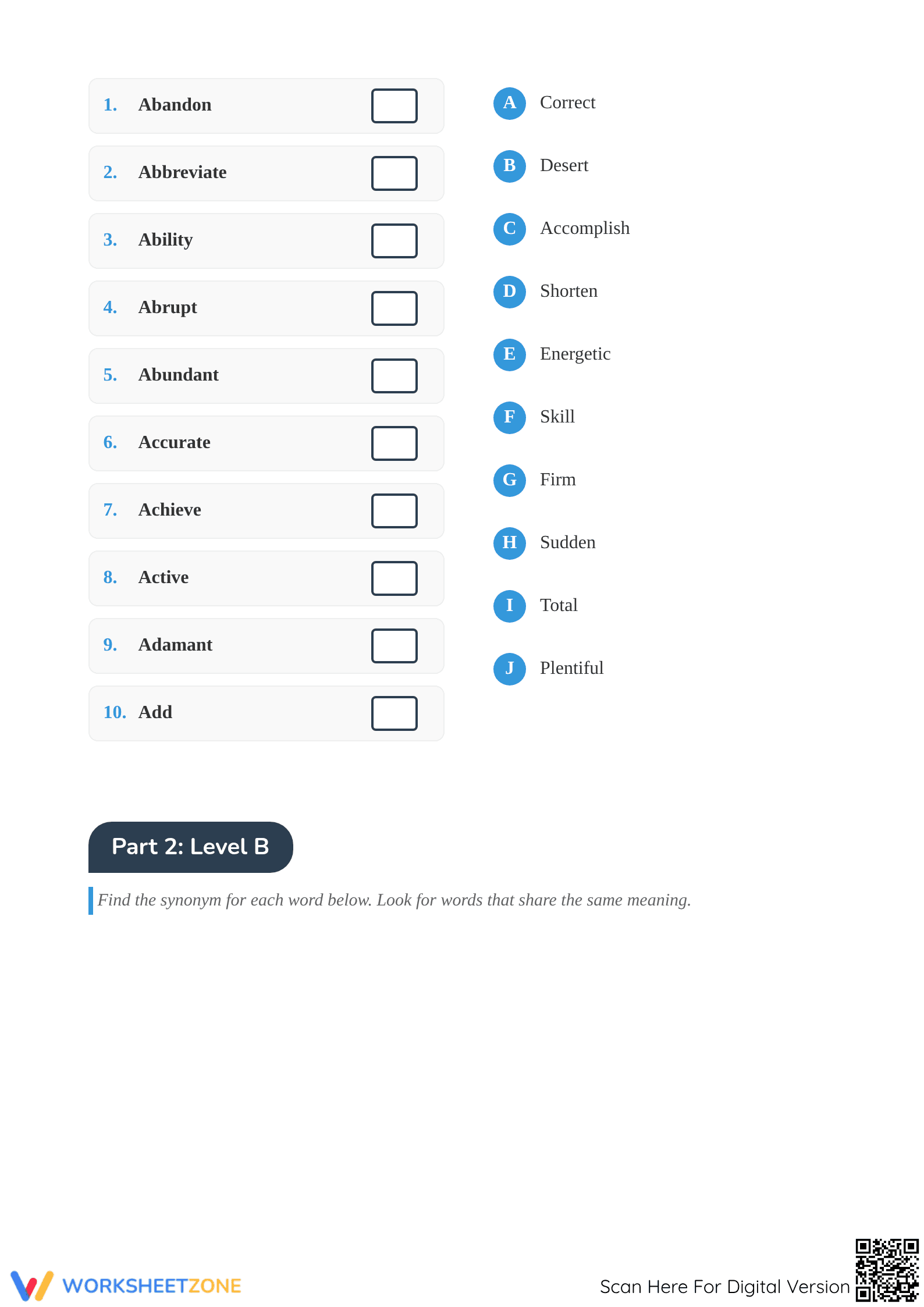 Synonyms Mastery Worksheet | Grade 5 Essential Practice - Page 2