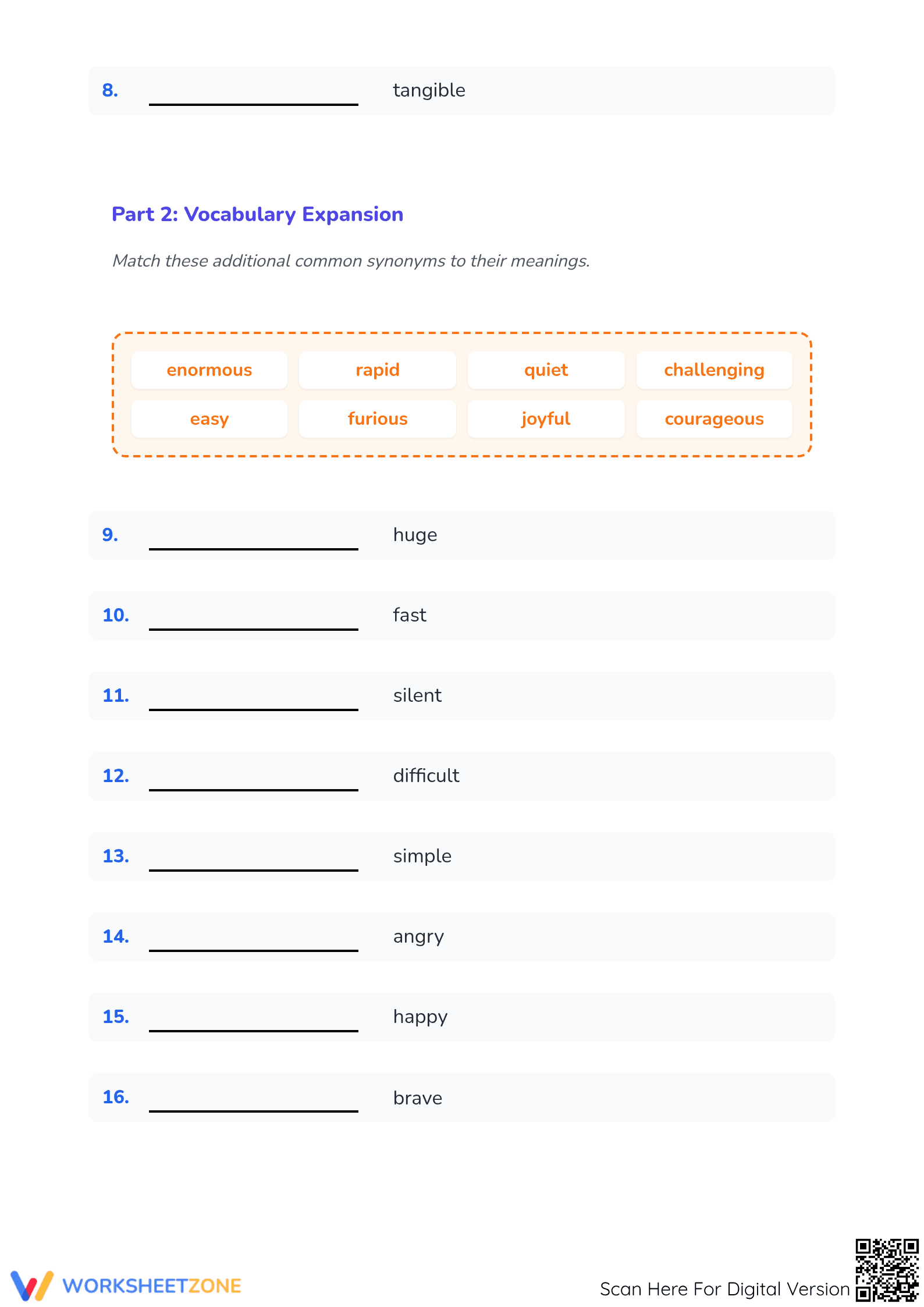Grade 5 Synonyms Mastery — Essential Printable Worksheet - Page 2