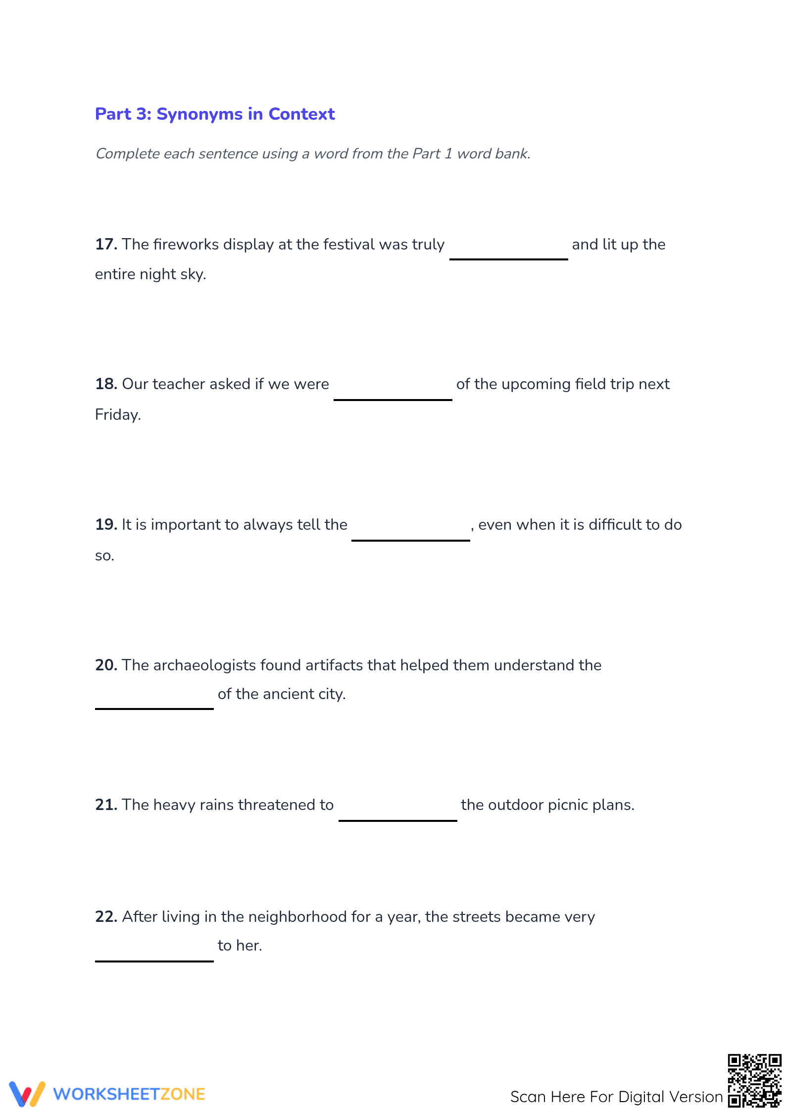 Grade 5 Synonyms Mastery — Essential Printable Worksheet - Page 3