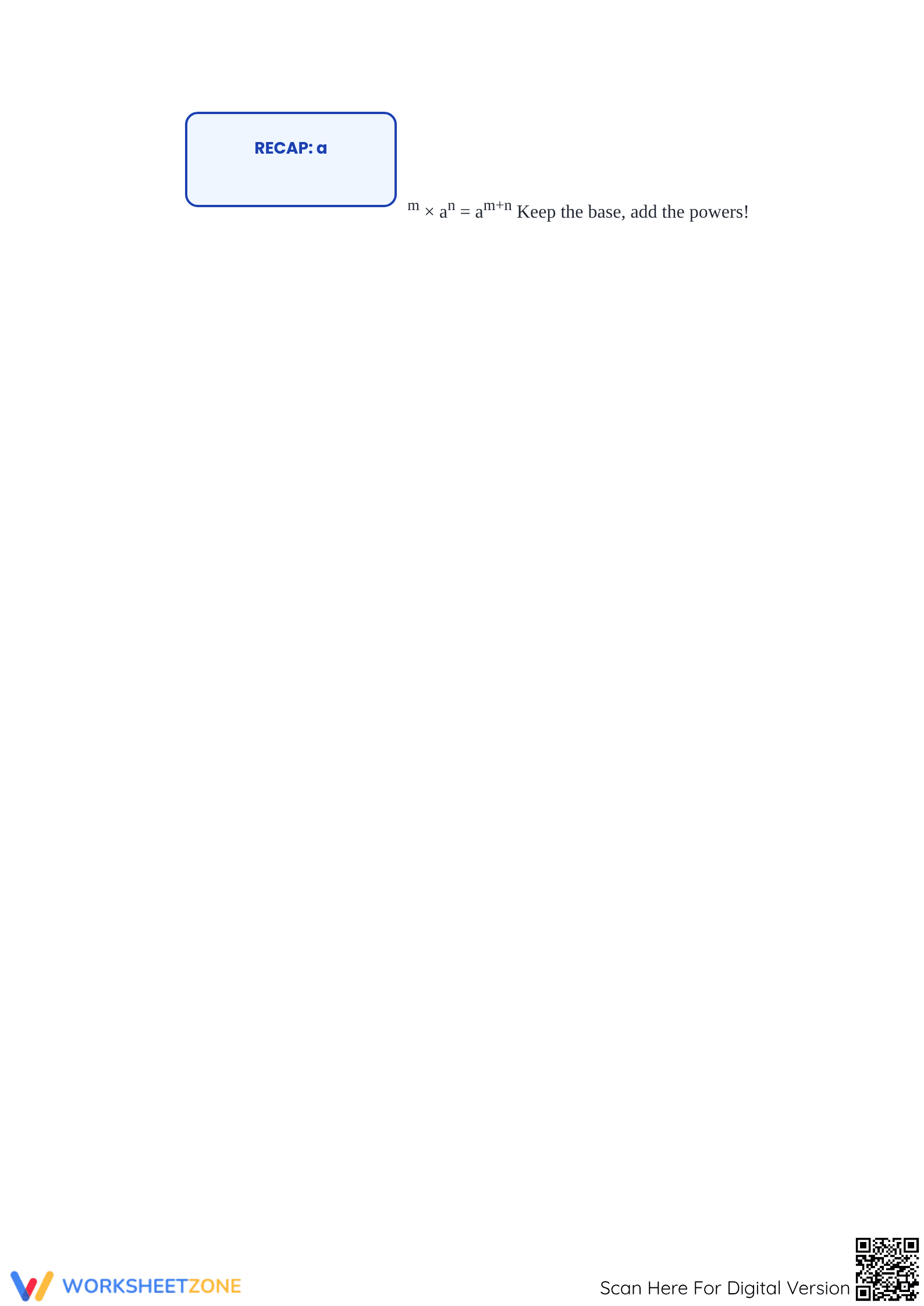 Essential Exponent Multiplication Worksheet | Grade 8 Math - Page 5